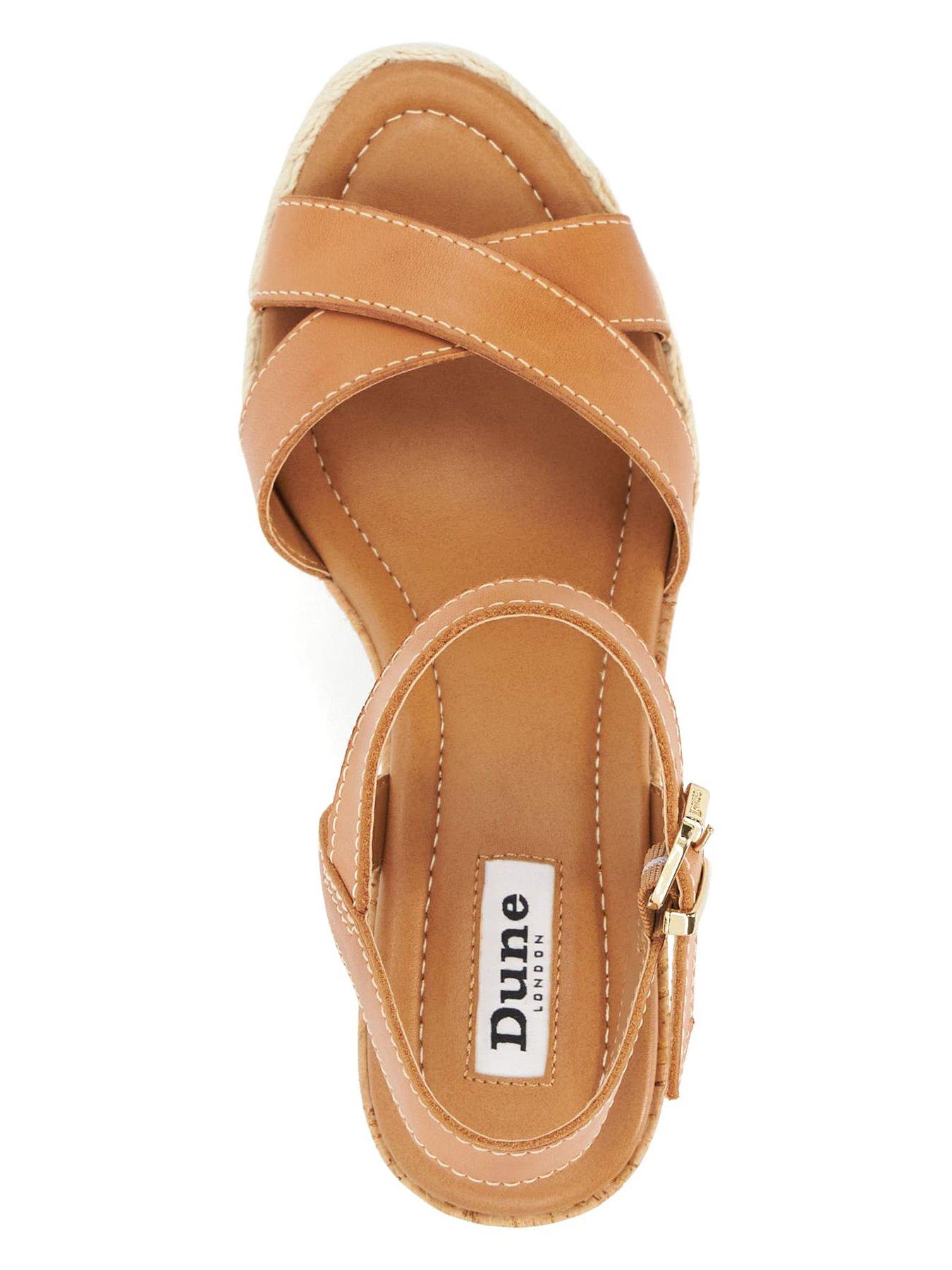 Image 4 of 6 of Dune London Kindest Wedges - Tan
