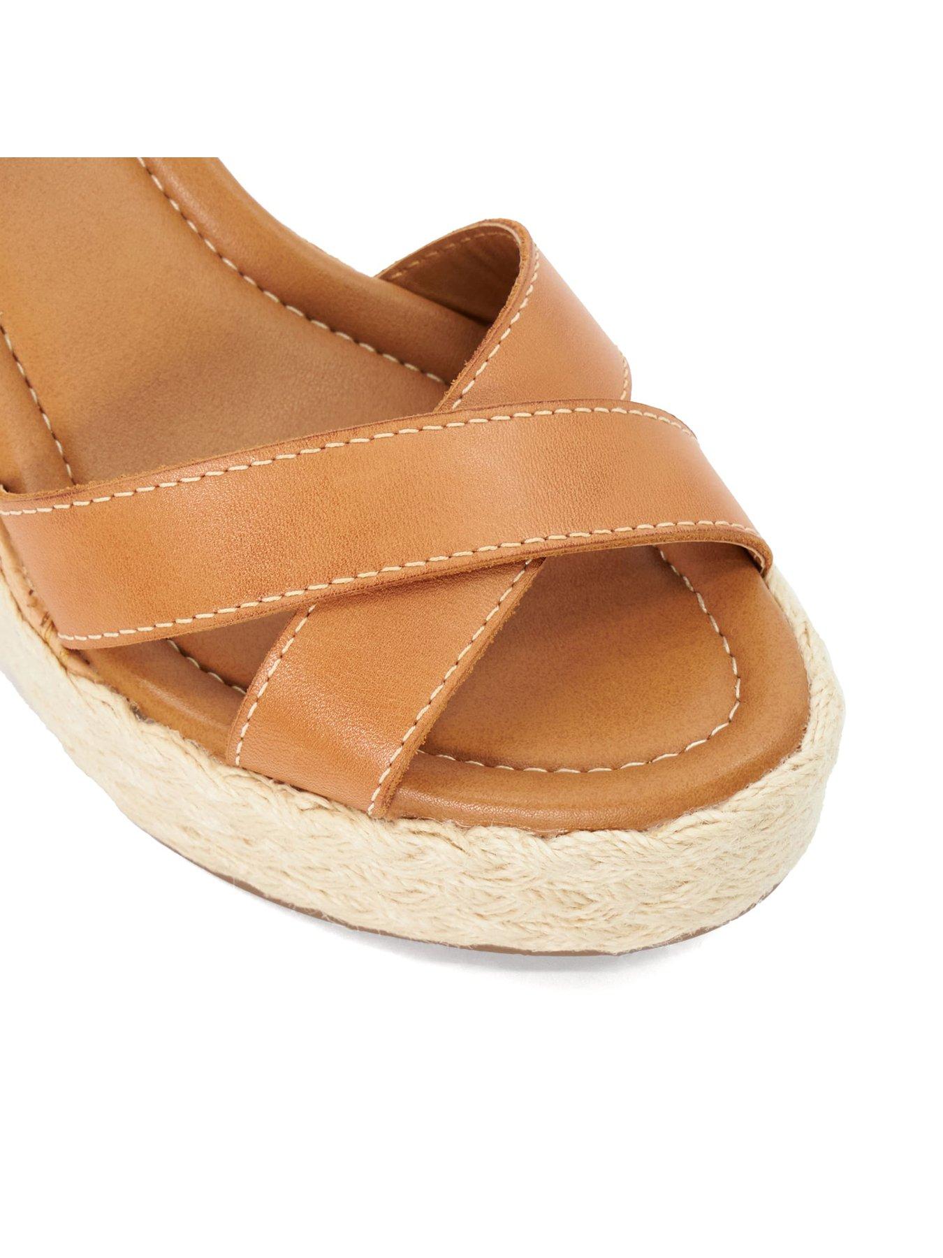 Image 5 of 6 of Dune London Kindest Wedges - Tan