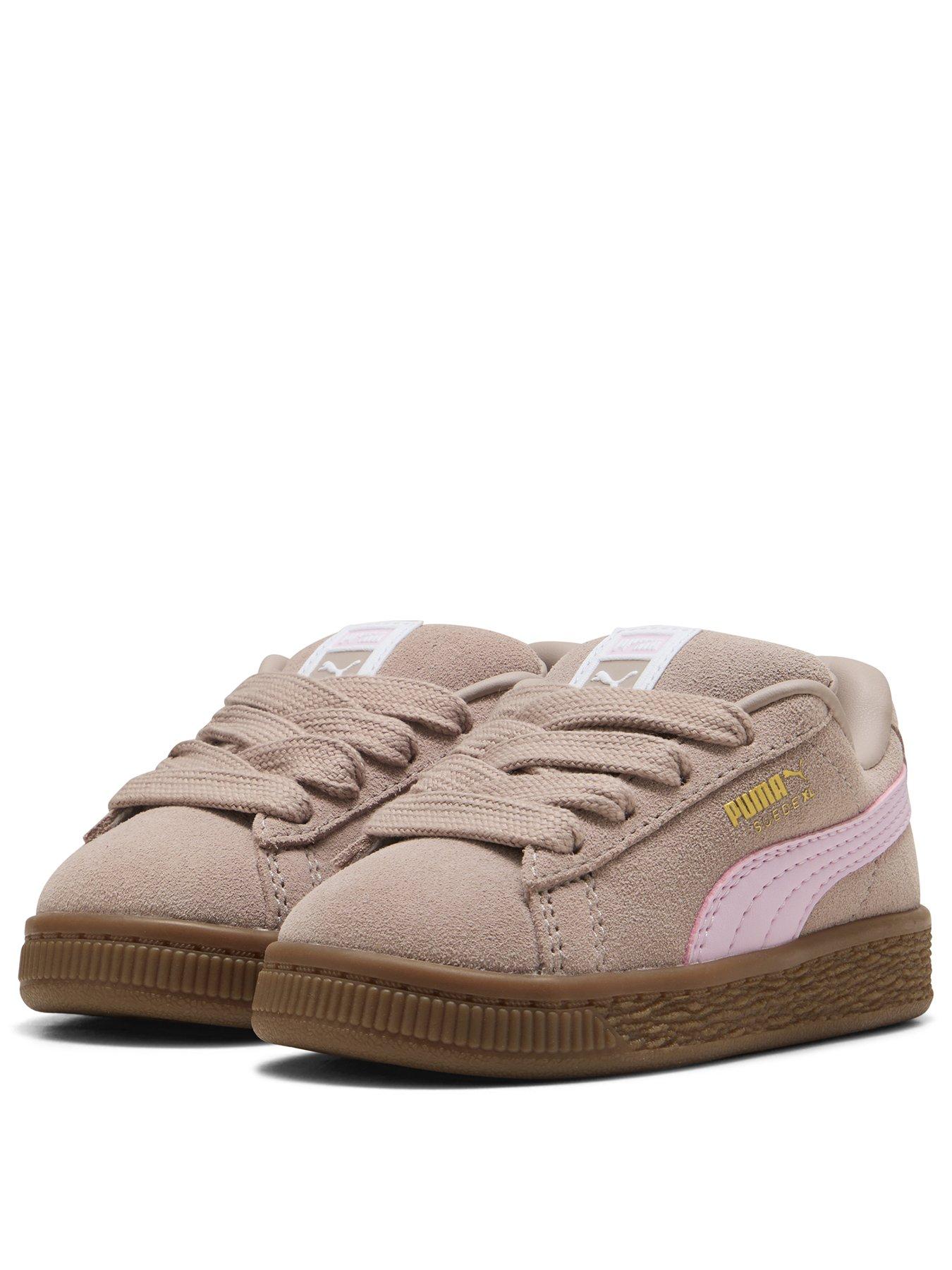 Image 2 of 6 of Puma Infants Suede Xl Ac Trainers - Pink
