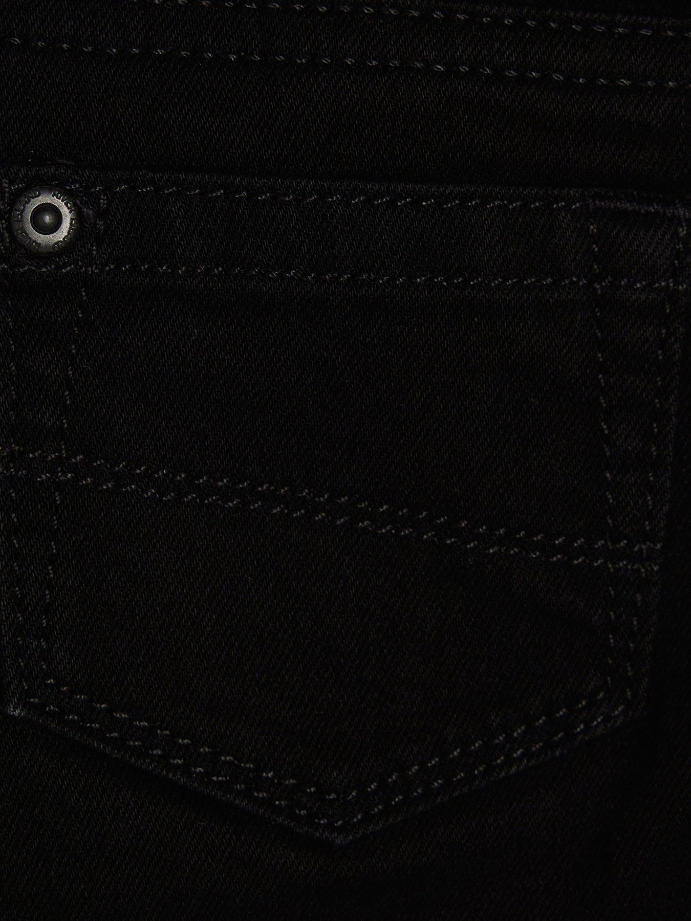 Image 3 of 3 of River Island Mini Mini Boys Relaxed Skinny Jeans - Black