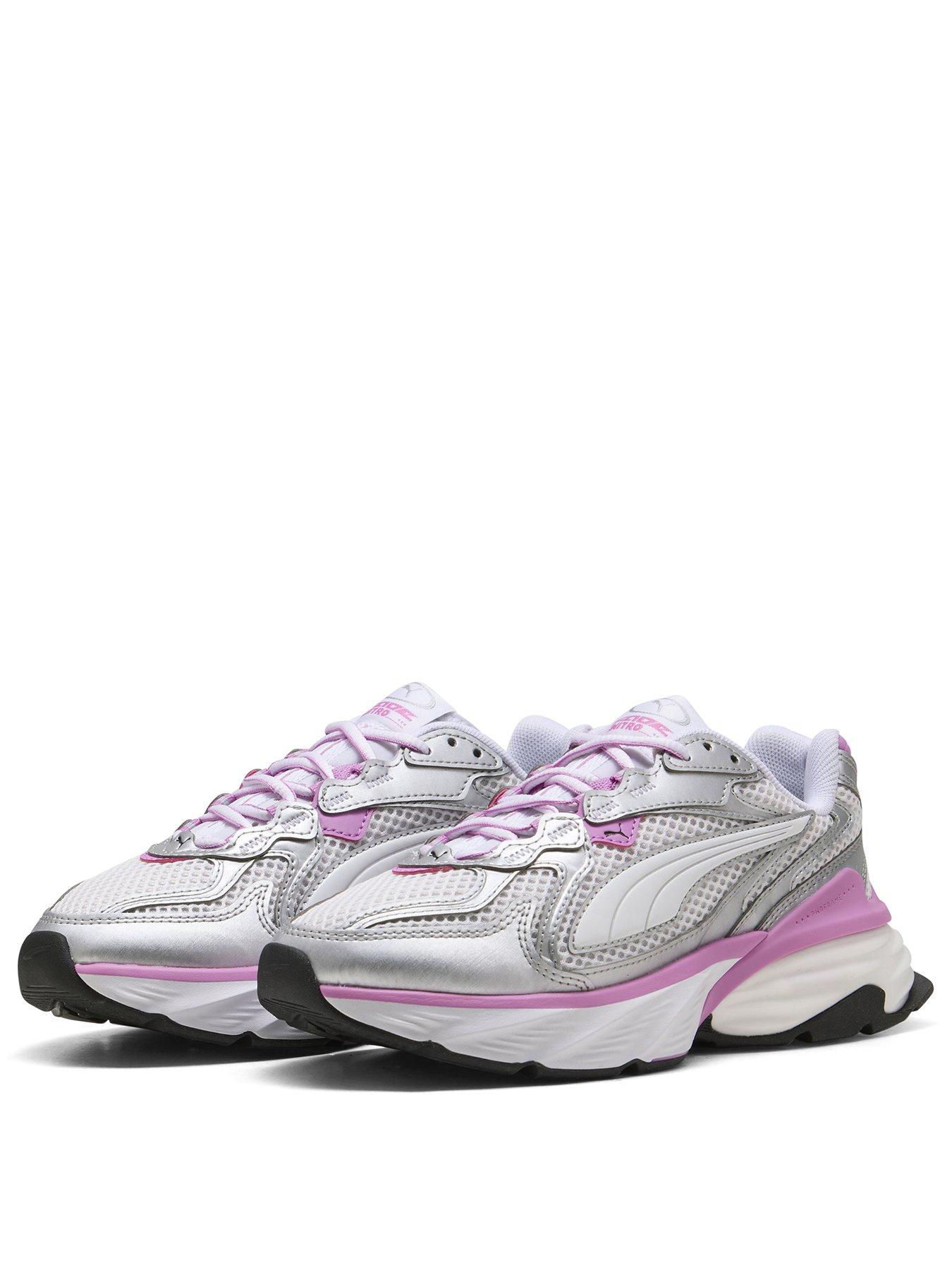 Image 2 of 6 of Puma Junior Fade Nitro LS Trainers - Silver