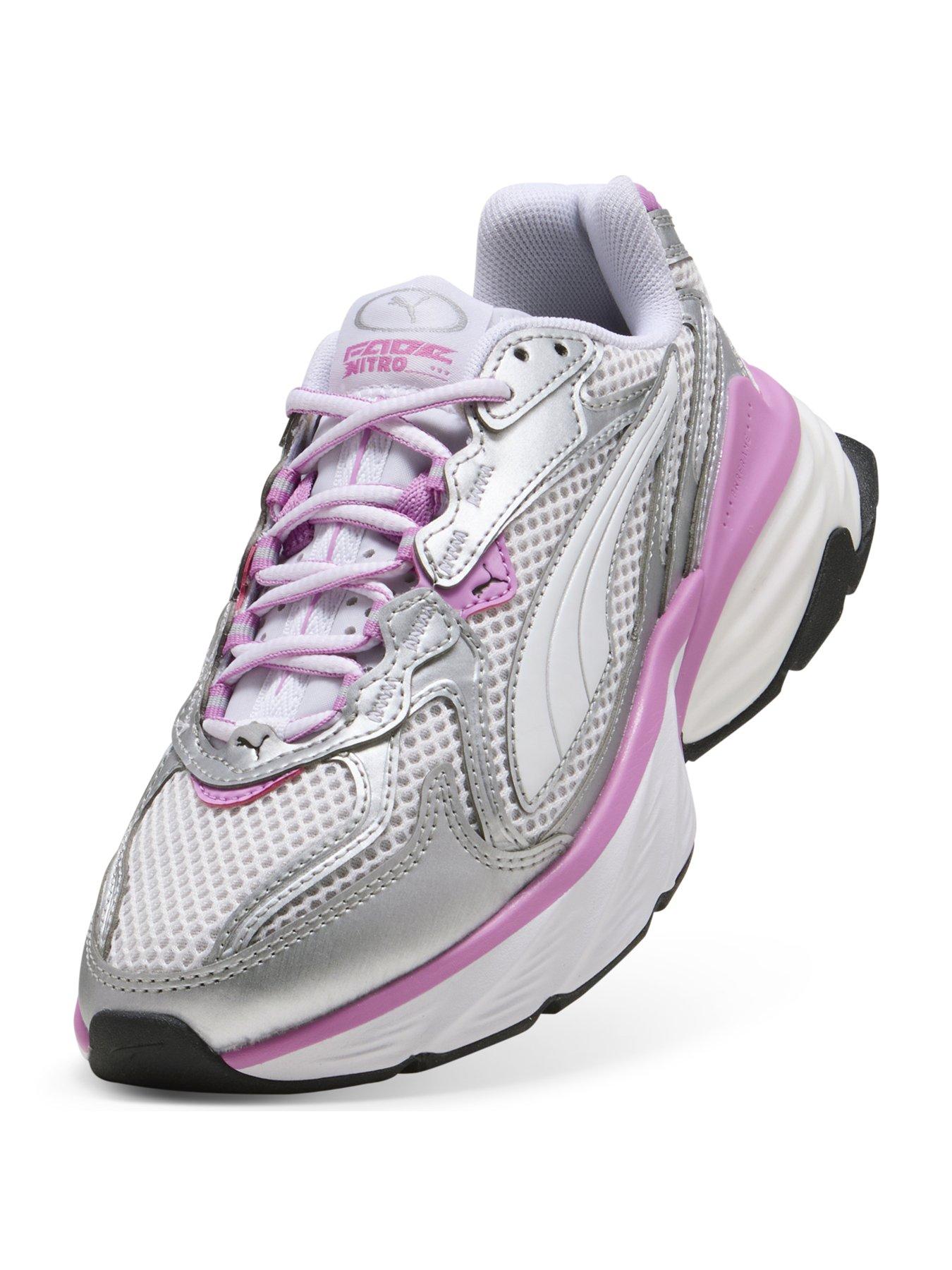 Image 6 of 6 of Puma Junior Fade Nitro LS Trainers - Silver