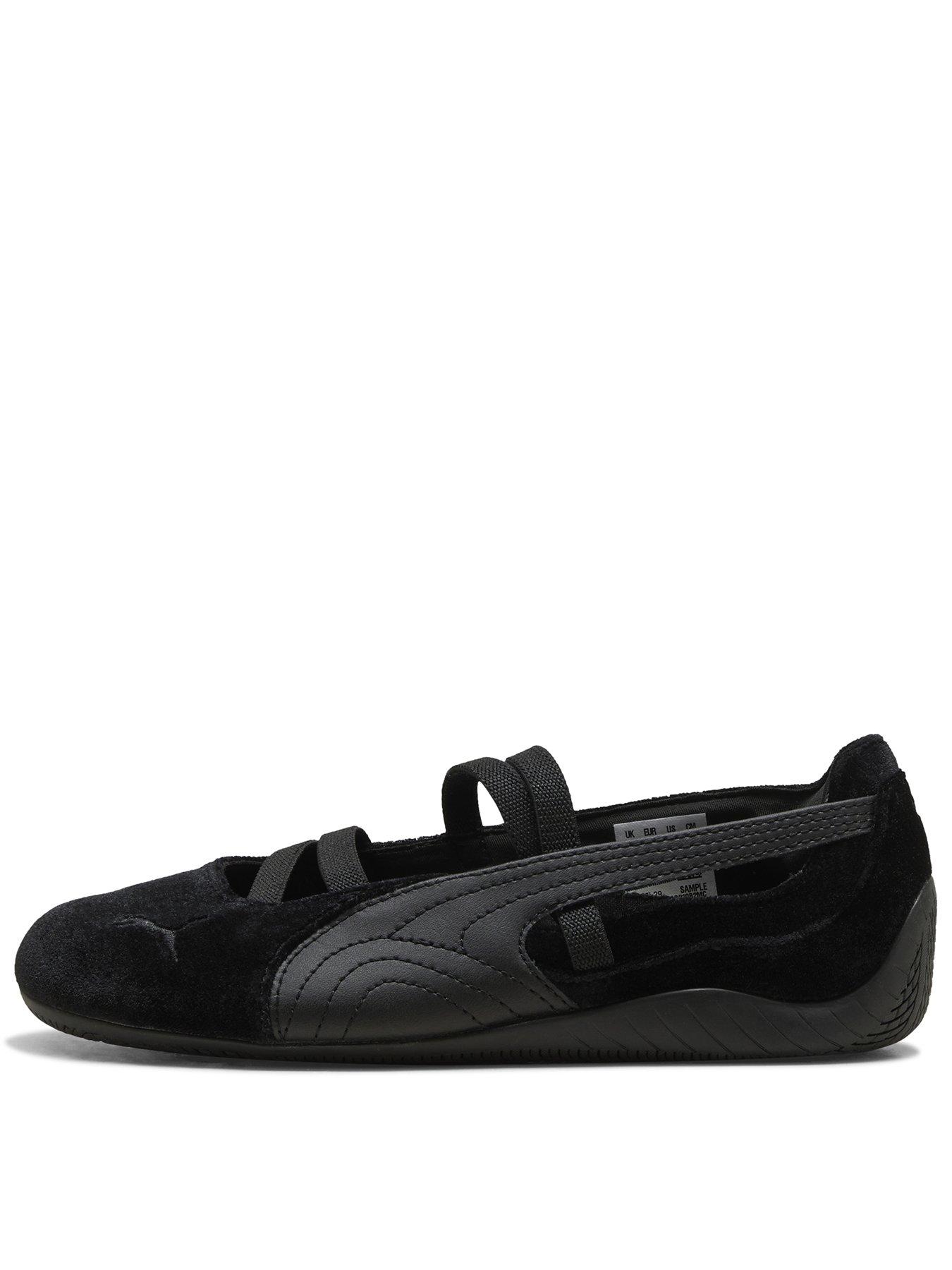 Image 1 of 6 of Puma Junior Speedcat Ballet Velvet Trainers - Black