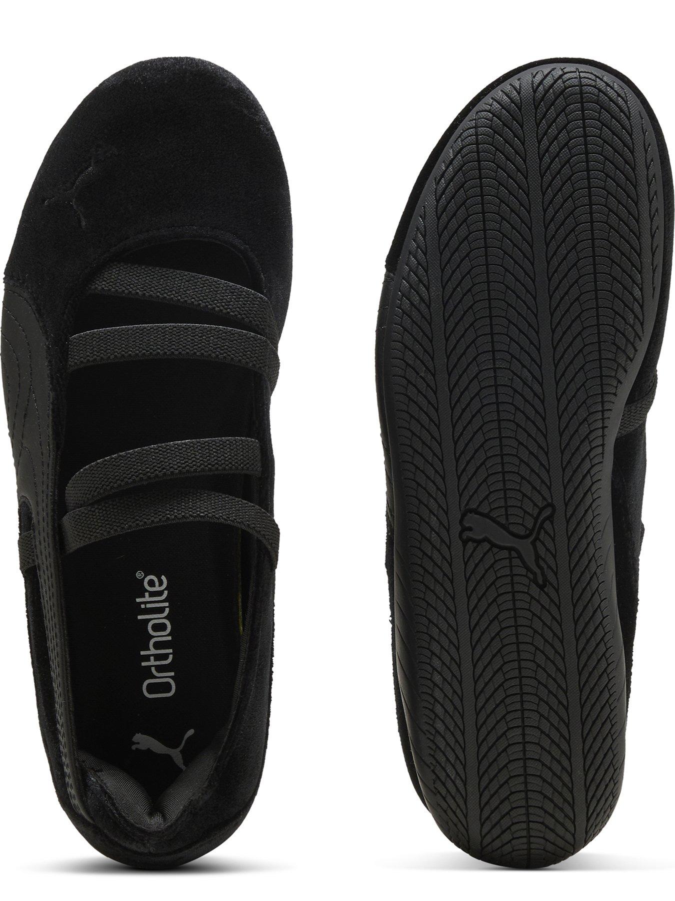 Image 4 of 6 of Puma Junior Speedcat Ballet Velvet Trainers - Black