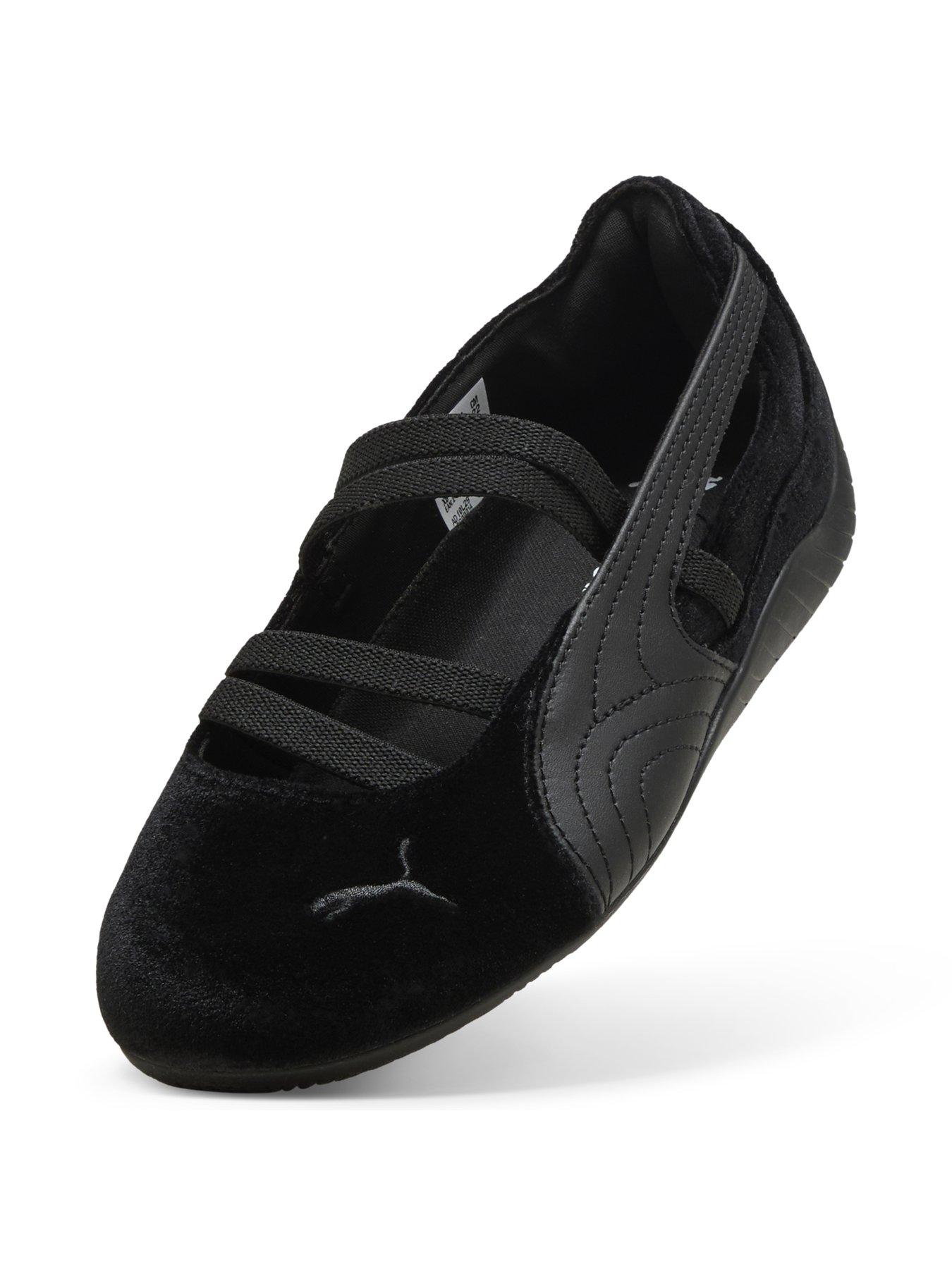 Image 6 of 6 of Puma Junior Speedcat Ballet Velvet Trainers - Black