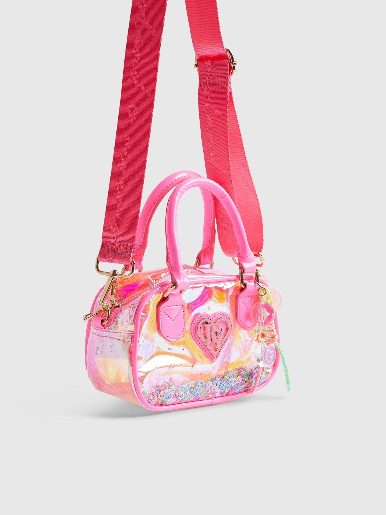 Image 3 of 5 of River Island Older Girls Neon Jelly Bag - Pink