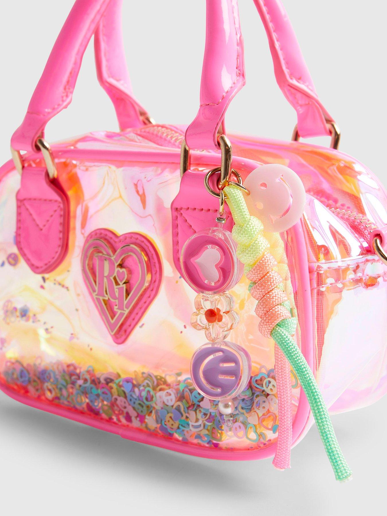Image 5 of 5 of River Island Older Girls Neon Jelly Bag - Pink