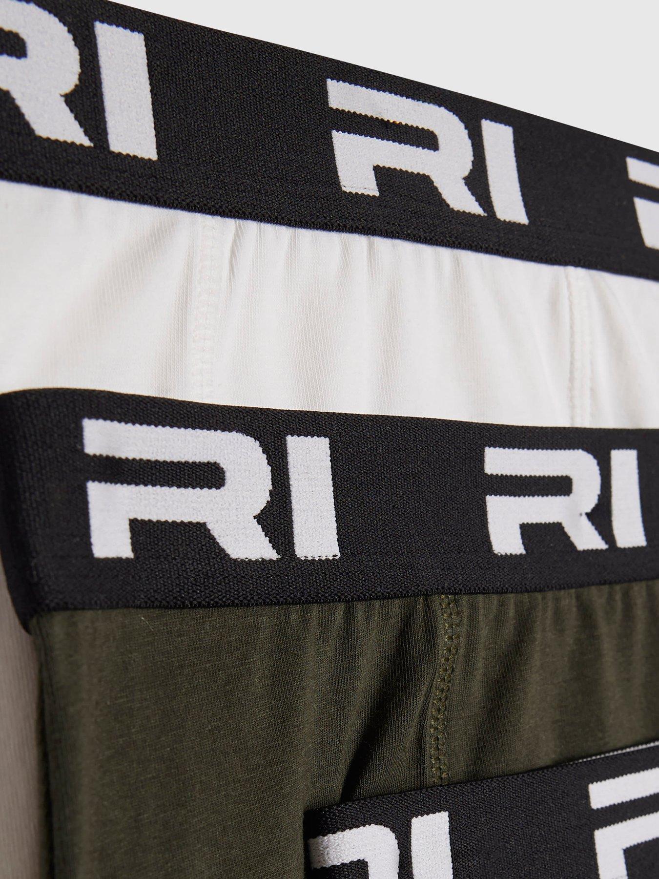 Image 4 of 4 of River Island Older Boys 5 Pack Ri Boxers - Multi