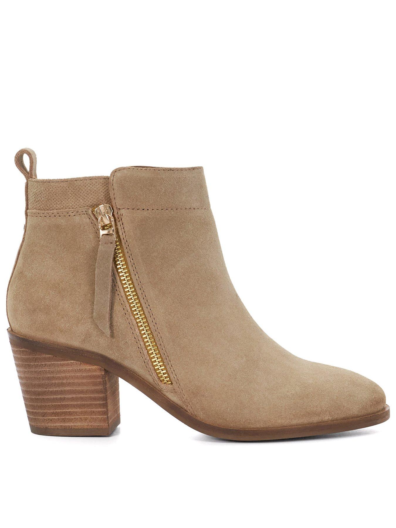 Image 1 of 6 of Dune London Paicing Ankle Boots - Taupe