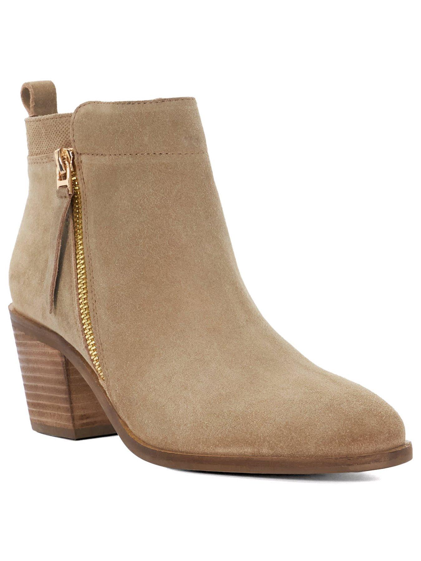 Image 2 of 6 of Dune London Paicing Ankle Boots - Taupe