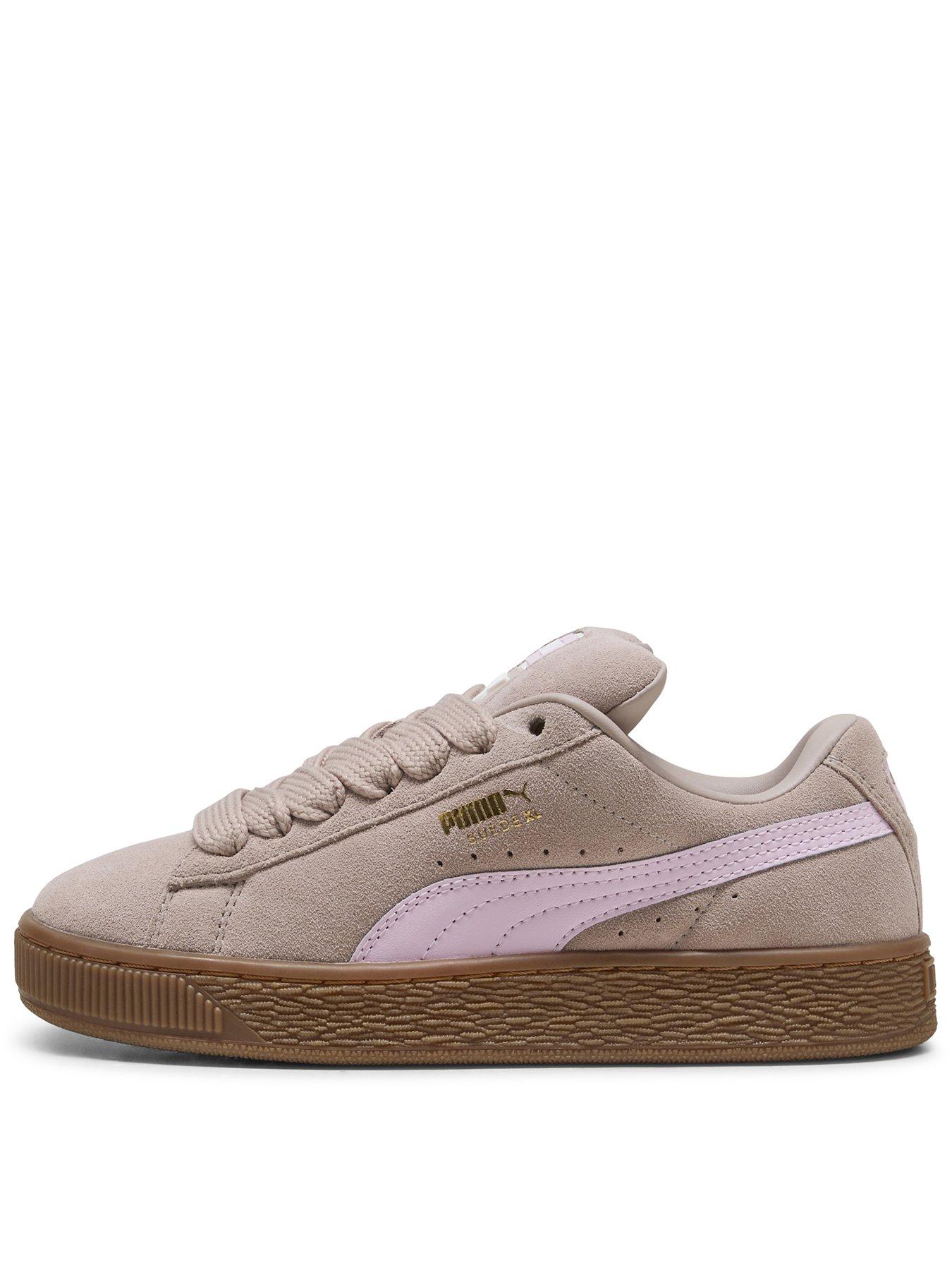 Image 1 of 7 of Puma Junior Suede Xl Trainers - Pink