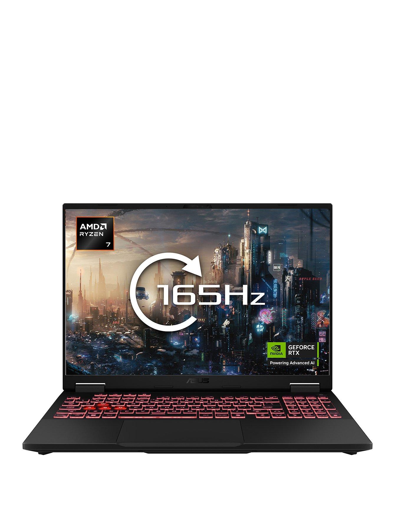 Image 1 of 7 of Asus TUF Gaming Laptop - GeForce RTX 5060 - AMD Ryzen 7 - 16GB RAM - 1TB - 16in - Grey