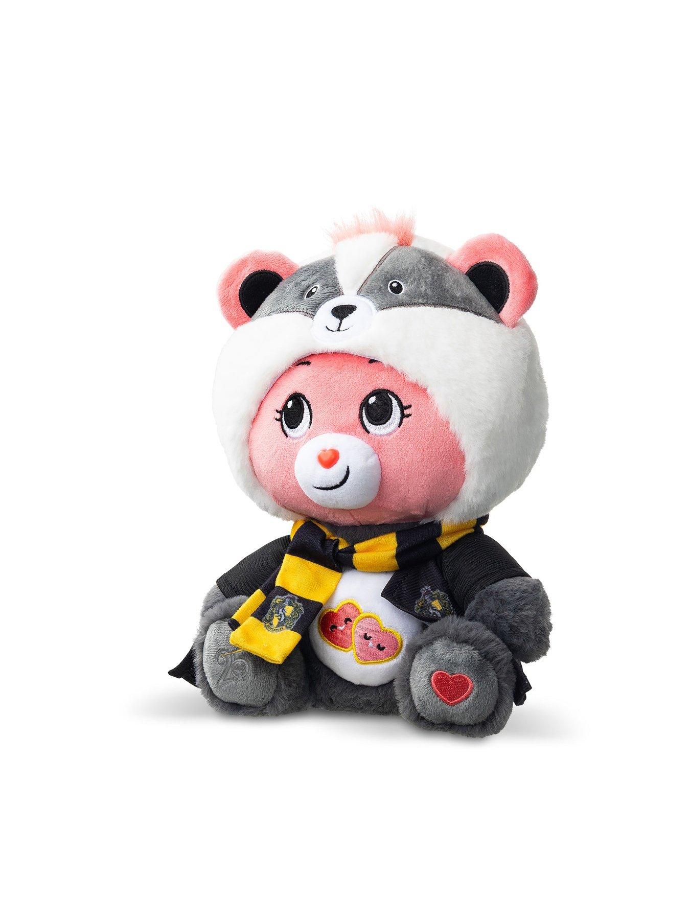 Image 2 of 7 of Care Bears Harry Potter x Care Bears Hufflepuff House Love-a-Lot Bear Plush