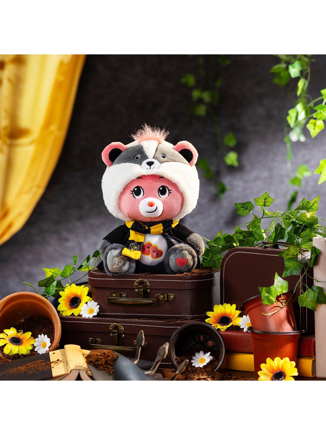 Image 5 of 7 of Care Bears Harry Potter x Care Bears Hufflepuff House Love-a-Lot Bear Plush