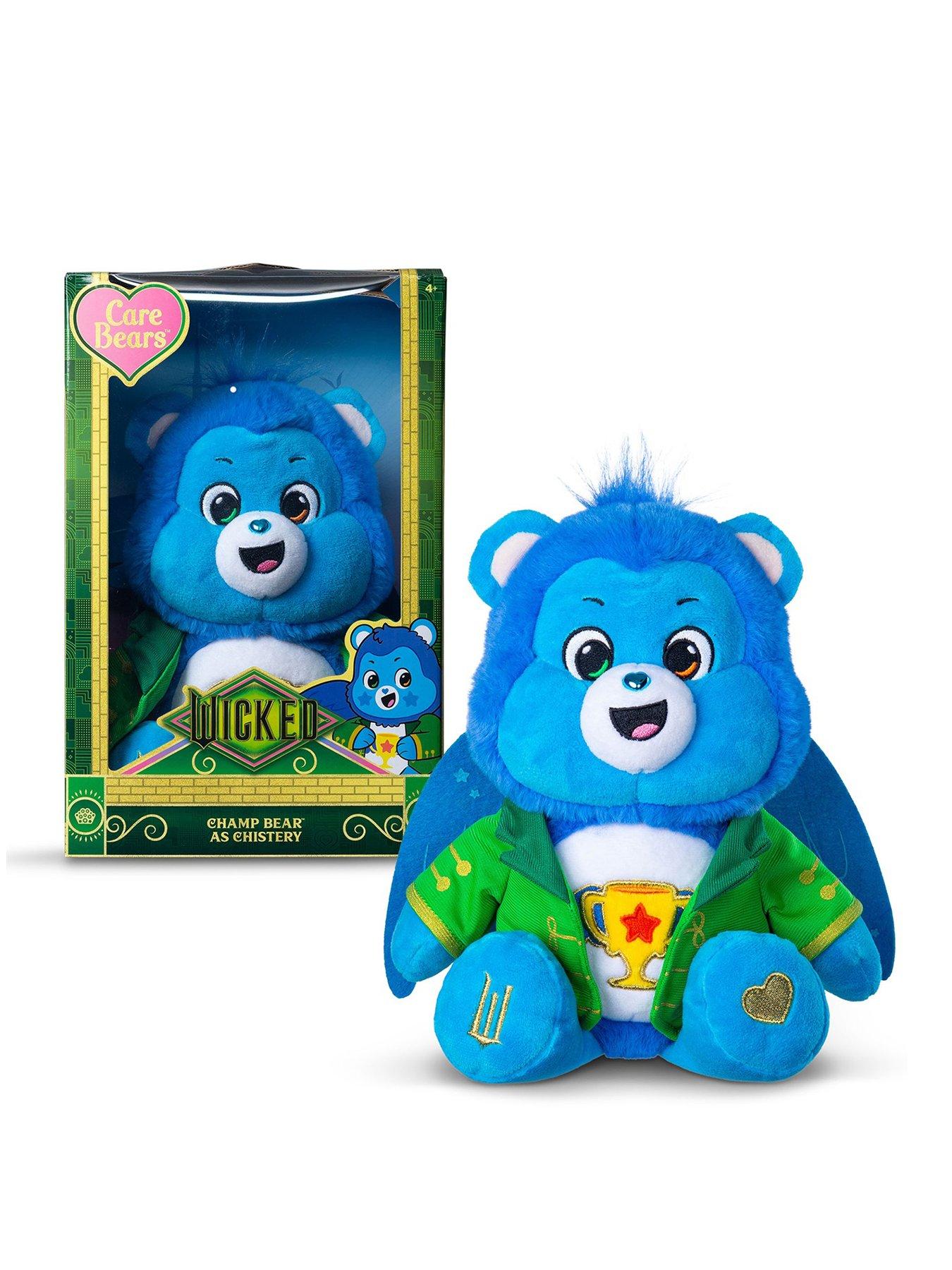 Image 1 of 8 of Care Bears 30cm Plush -  x Wicked - Champ Bear as Chistery (Acetate Box)