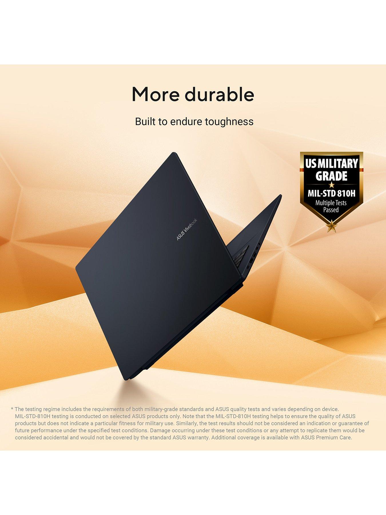 Image 7 of 7 of Asus Vivobook 18 - Copilot+ PC - 18in Laptop - AMD Ryzen AI 5 - 16GB RAM - 1TB - Blue
