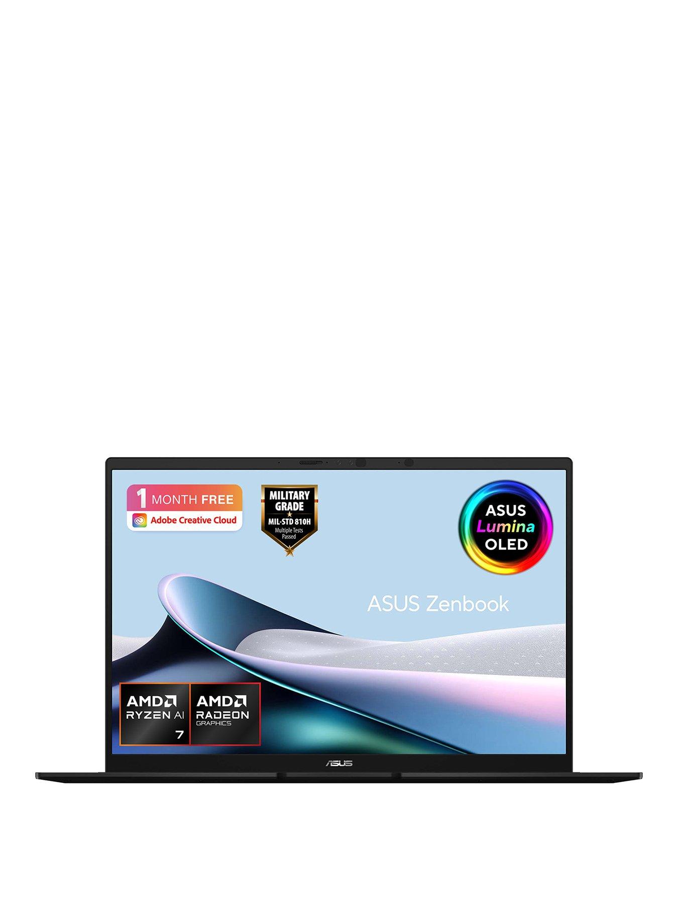 Asus Zenbook 14 - Copilot+ PC - 14in OLED Laptop - AMD Ryzen AI 5 - 16GB RAM - 1TB - Black