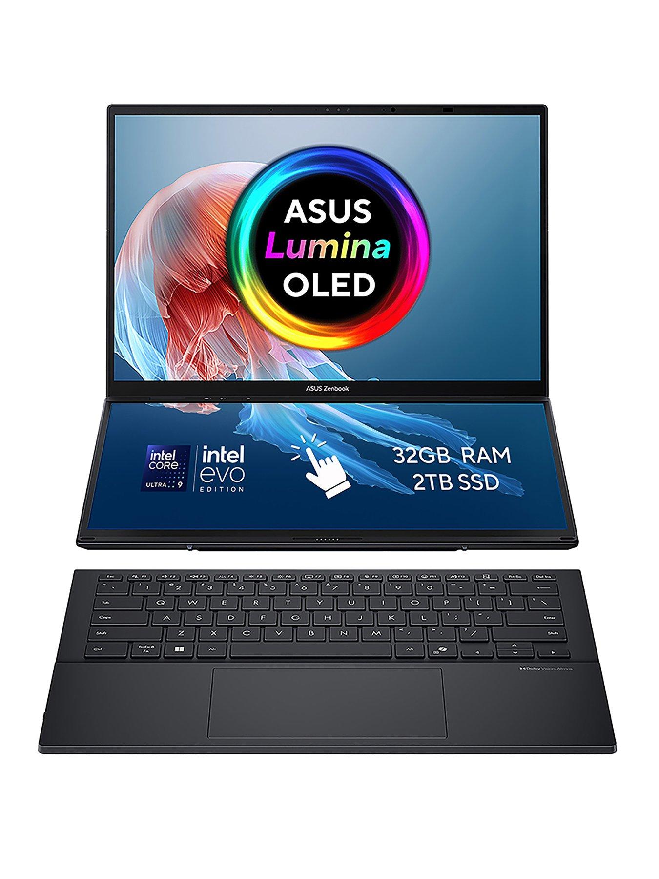 Asus Zenbook Duo - 14in OLED Laptop- Intel Core Ultra 9 - 32GB RAM - 2TB - Grey