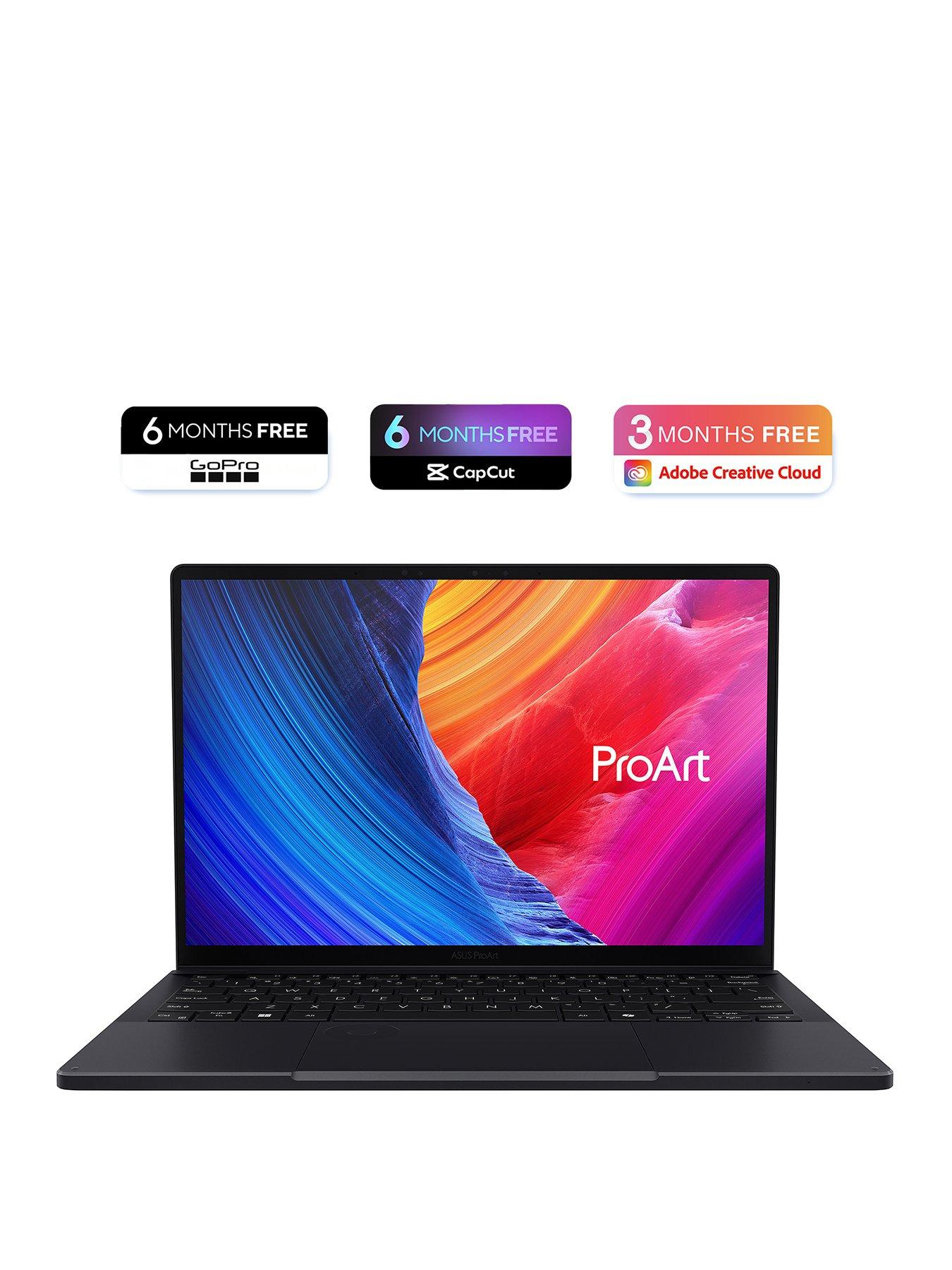 Asus ProArt PX13 Convertible Laptop - 13.3in 3K OLED Touchscreen, AMD Ryzen AI MAX, 32GB RAM, 1TB SSD - Black