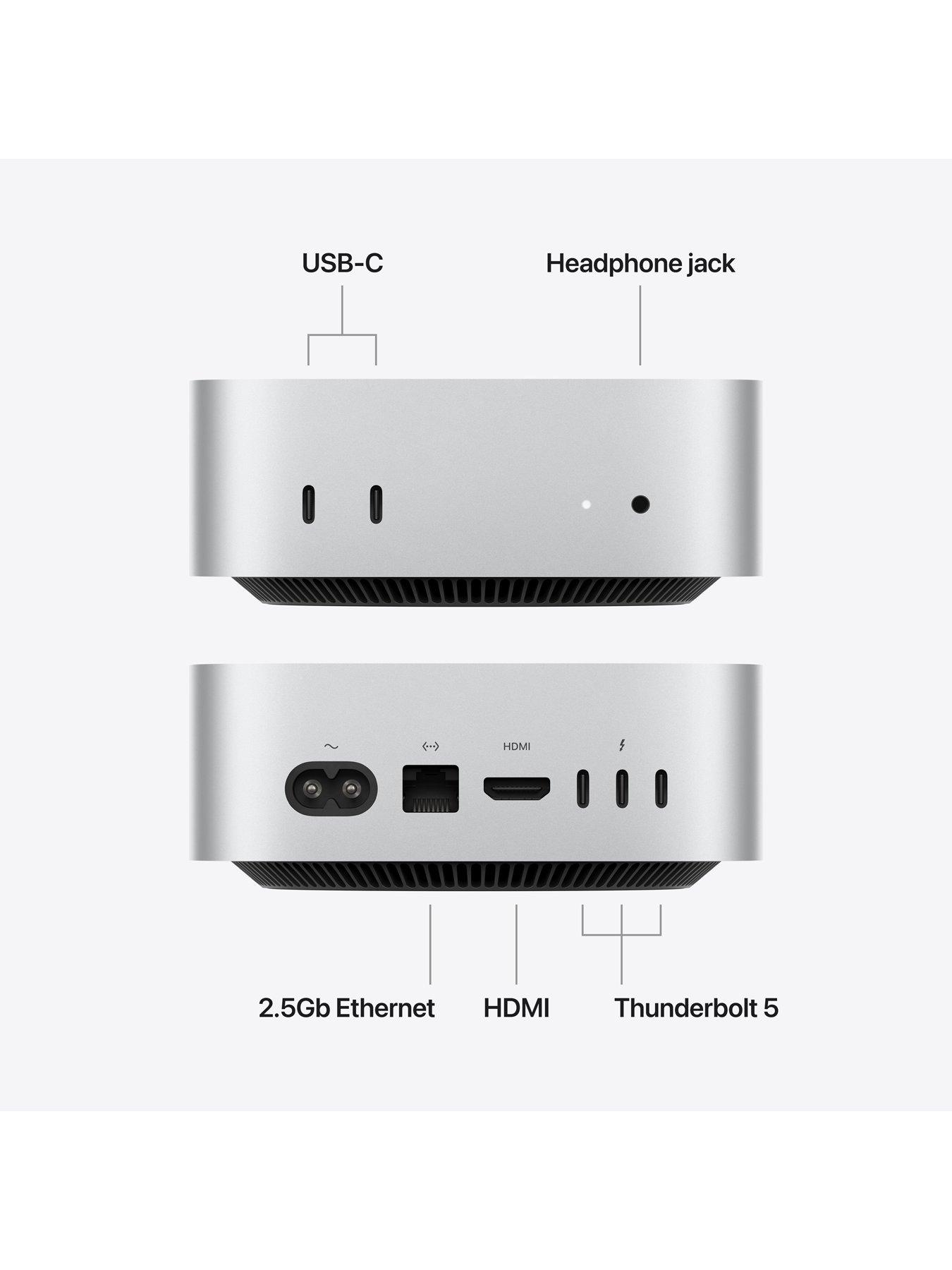 Image 4 of 8 of Apple Mac mini (M5 Pro, 2026)&nbsp;with 15-core CPU and 16-core GPU, 24GB Unified Memory, 512GB SSD - Silver