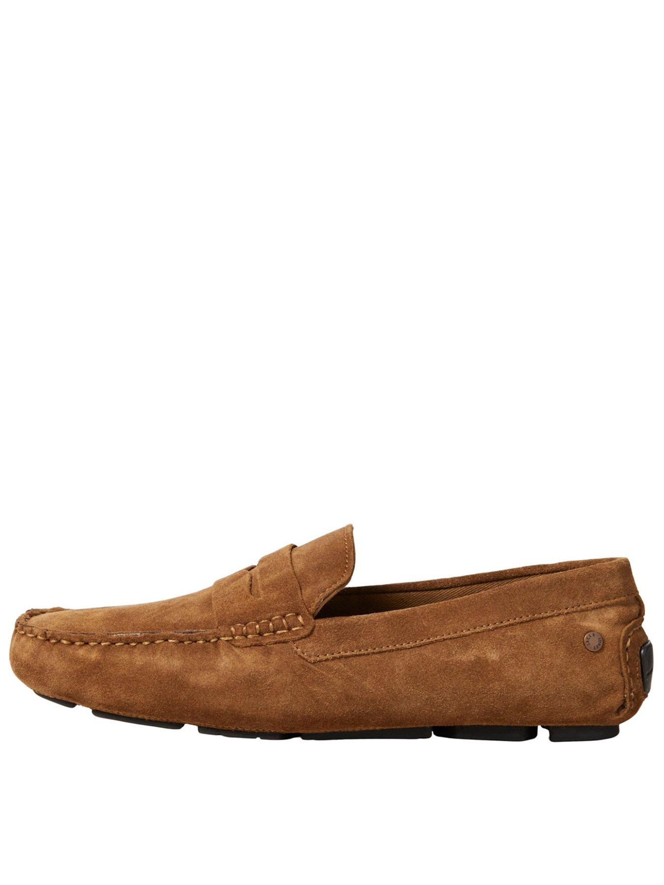 Jack & Jones Jack & Jones Suede Loafer, Brown, Size 11, Men