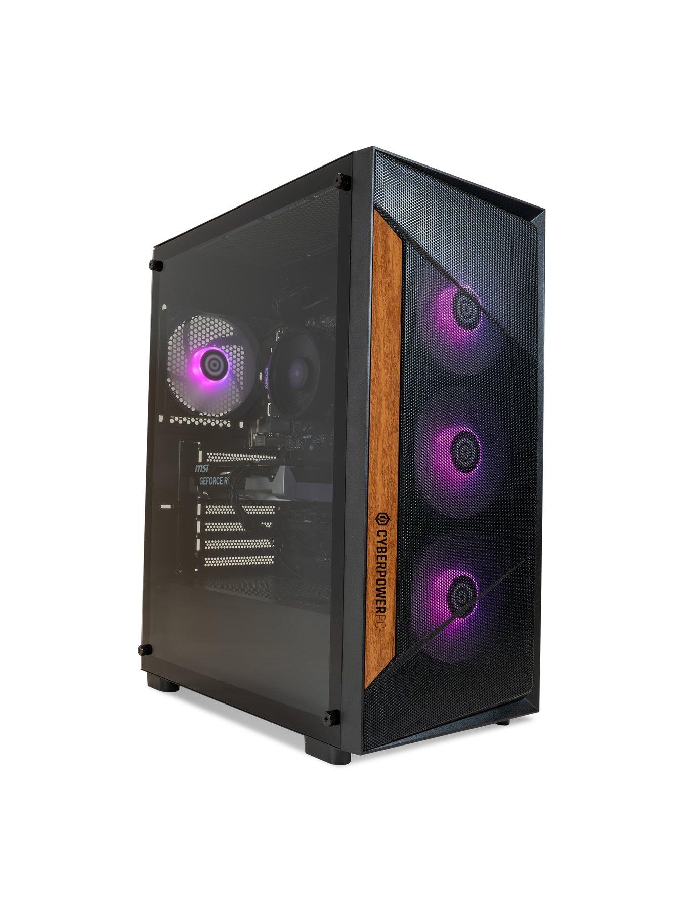 Image 2 of 6 of CyberPower PC Gaming Desktop Bundle -&nbsp;Intel Core Ultra 5 225F, GeForce RTX 5060, 16GB RAM, 1TB SSD