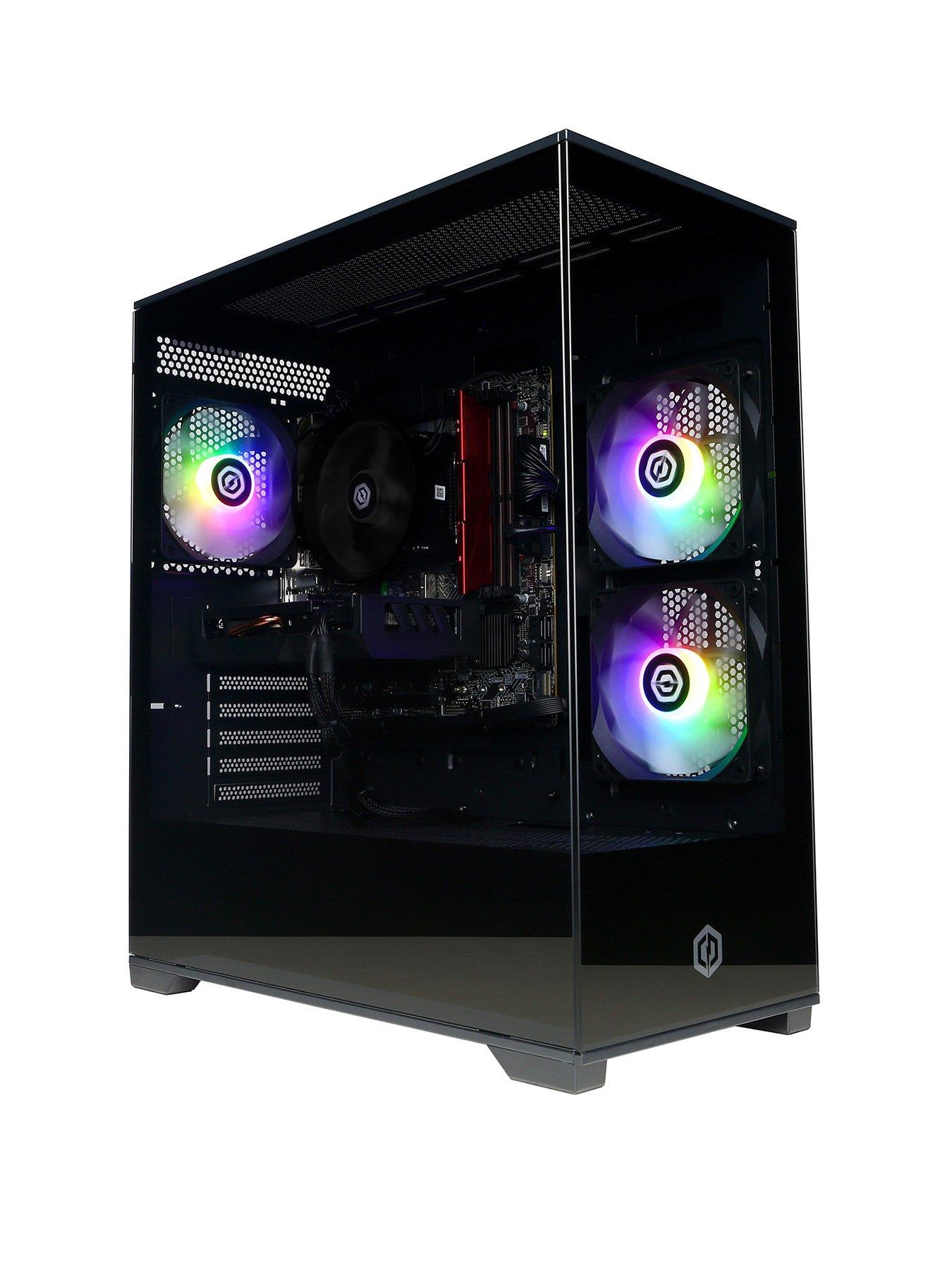 Image 1 of 6 of CyberPower PC Gaming Desktop -&nbsp;AMD Ryzen 5 9600X, GeForce RTX 5060 Ti, 16GB RAM, 1TB SSD