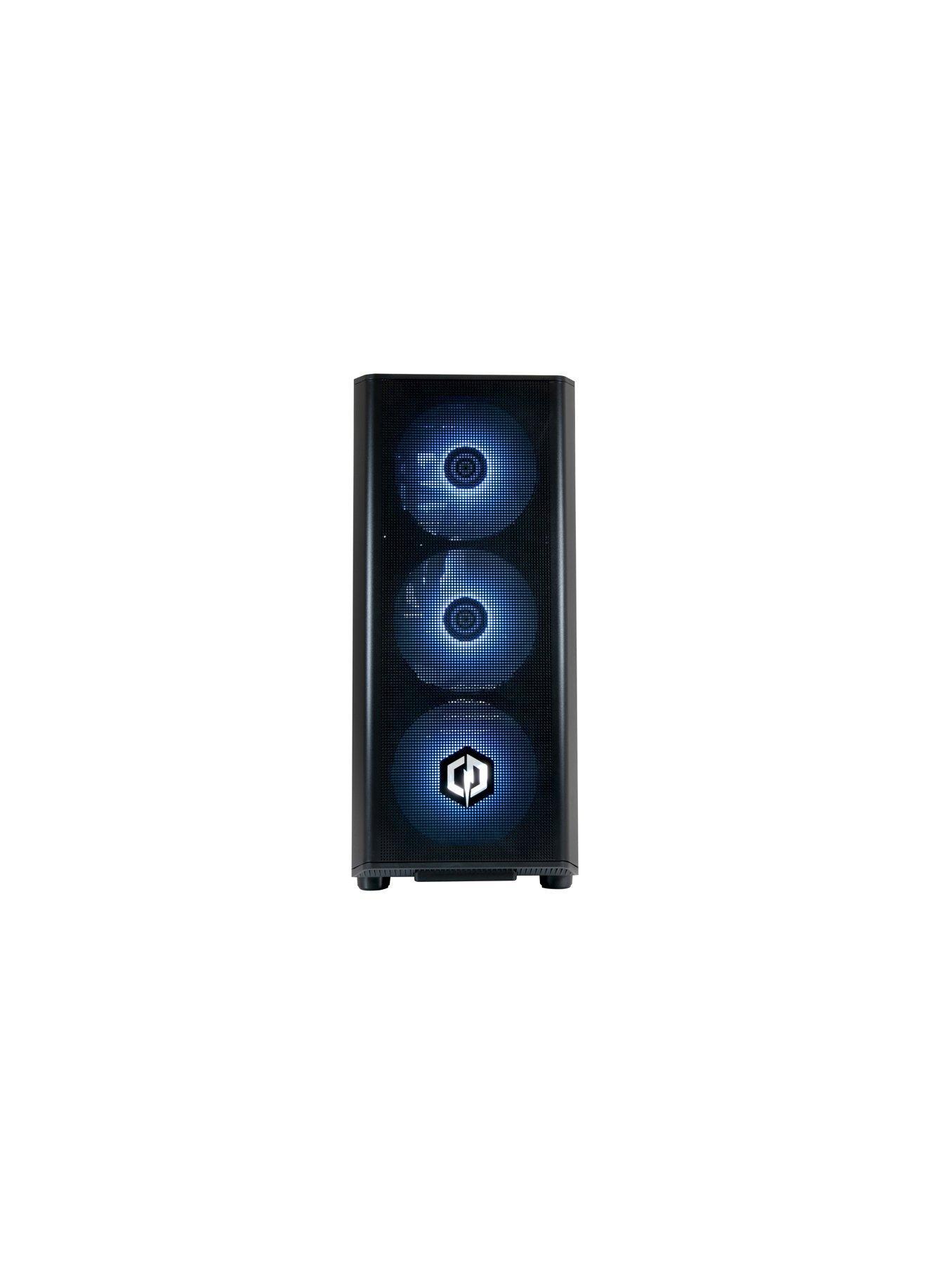 Image 2 of 5 of CyberPower PC ZEPHYR Gaming Desktop - GeForce RTX 5070, Intel Core Ultra 7 265KF, 32GB DDR5 RAM, 1TB SSD, DLSS4, Black