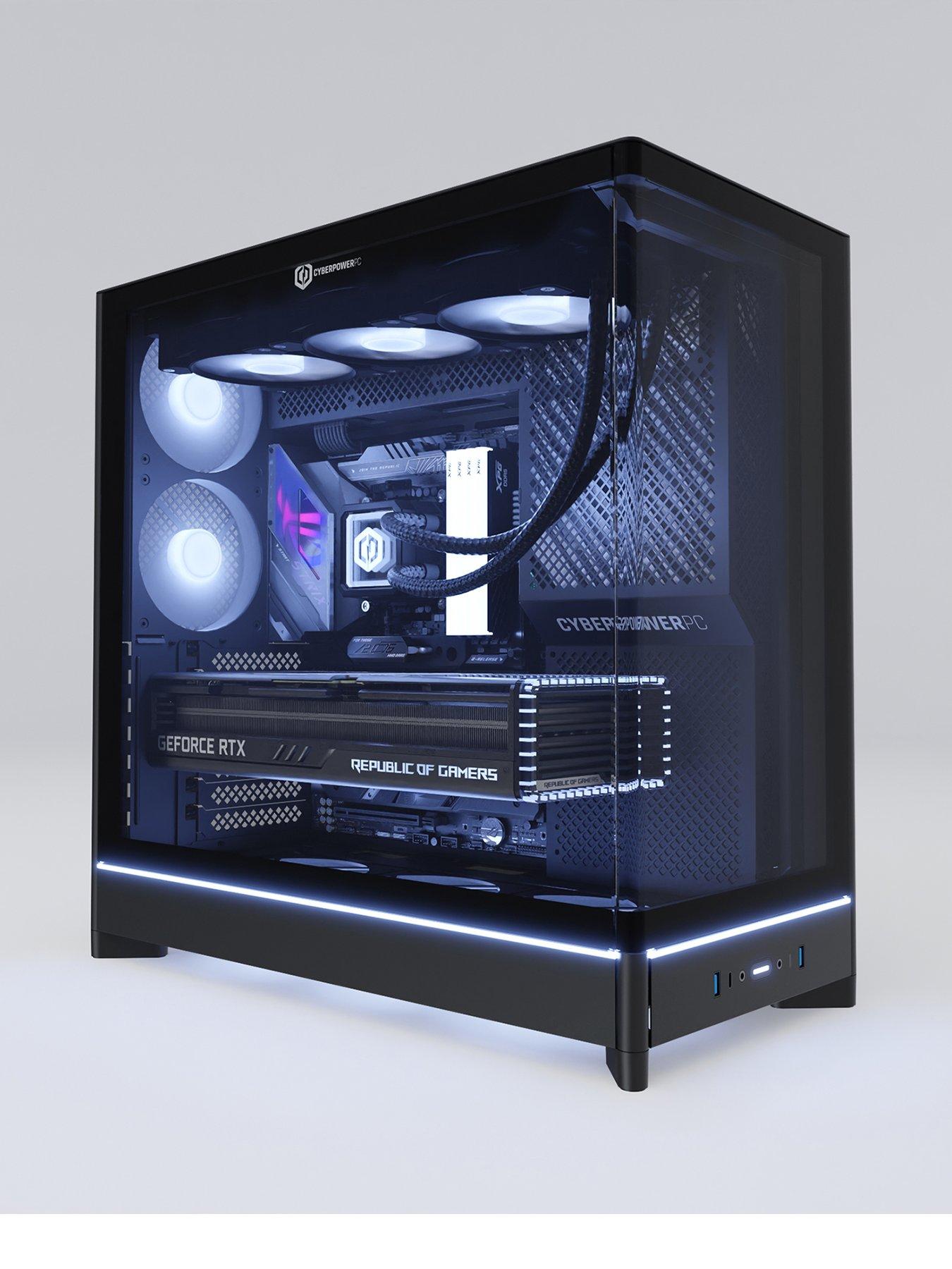 Image 1 of 5 of CyberPower PC Gaming Desktop -&nbsp;AMD Ryzen 7 9800X3D, NVIDIA GeForce RTX 5090, 32GB RAM, 2TB SSD