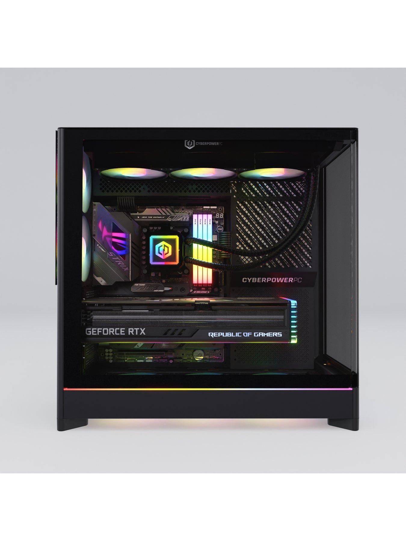 Image 4 of 5 of CyberPower PC Gaming Desktop -&nbsp;AMD Ryzen 7 9800X3D, NVIDIA GeForce RTX 5090, 32GB RAM, 2TB SSD