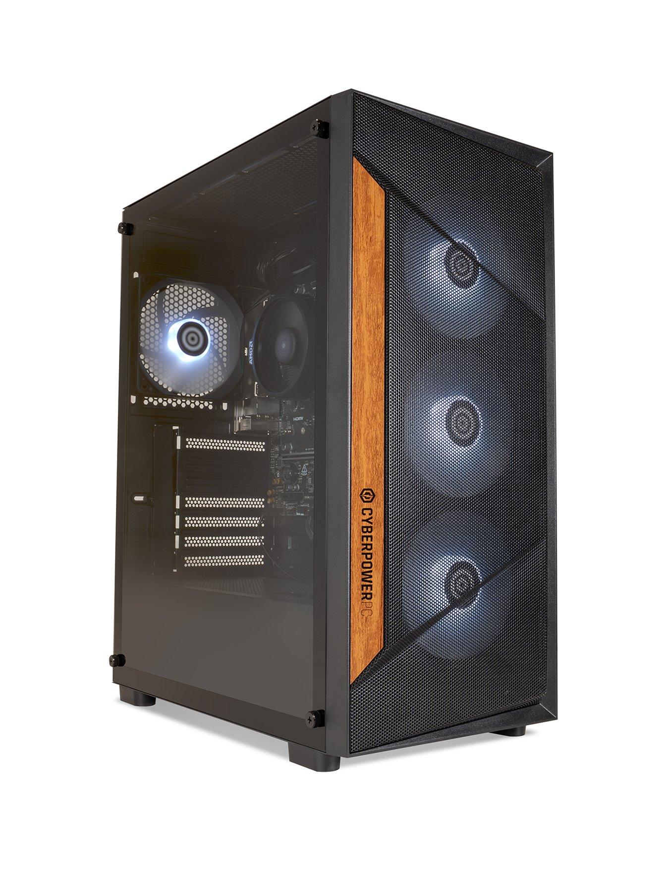 CyberPower PC Gaming Desktop - AMD Ryzen 5 5600G, 8GB RAM, 500GB SSD