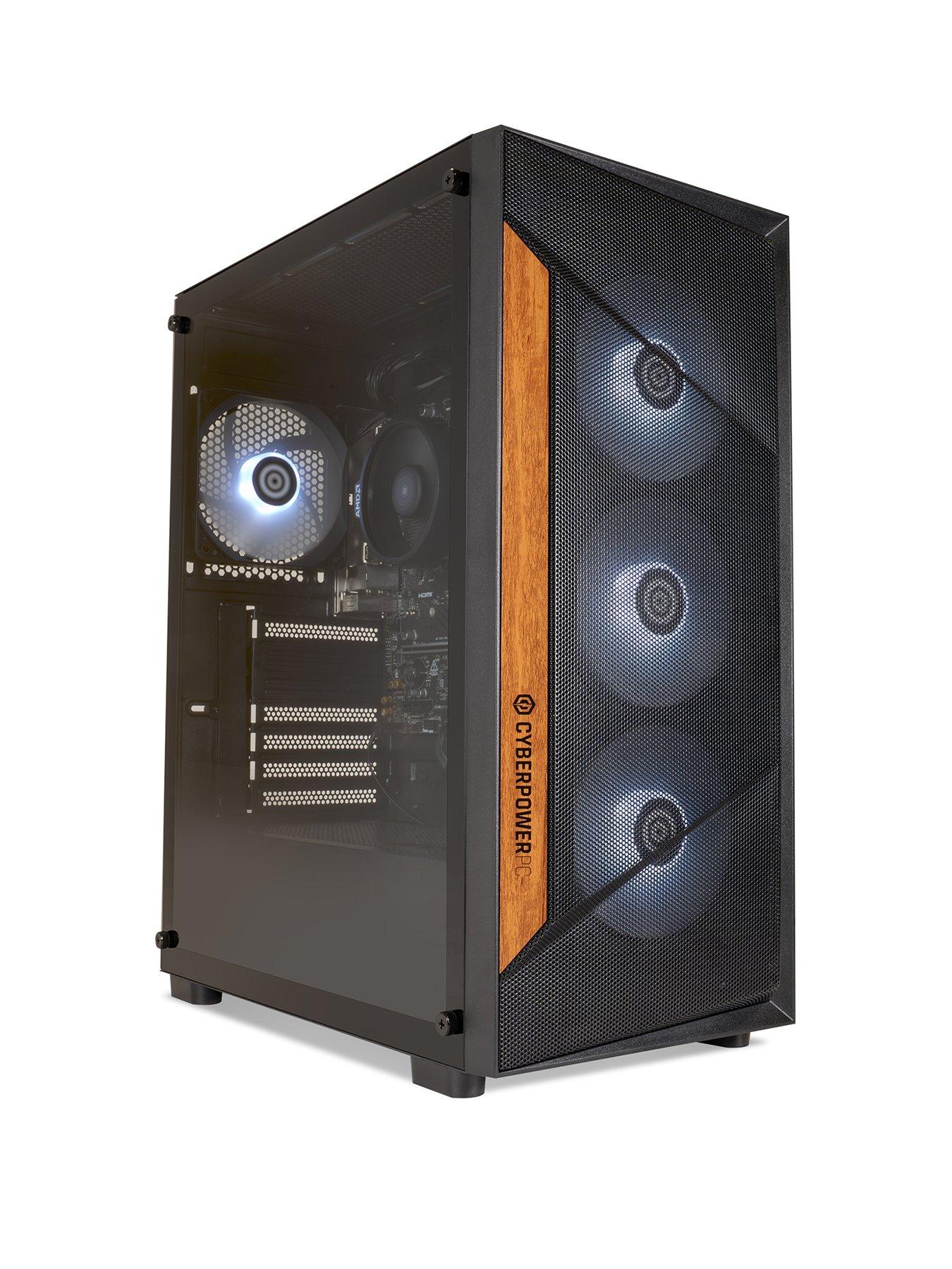 Image 1 of 5 of CyberPower PC AMD Ryzen 5 8500G, 16GB RAM, 1TB SSD Gaming Desktop