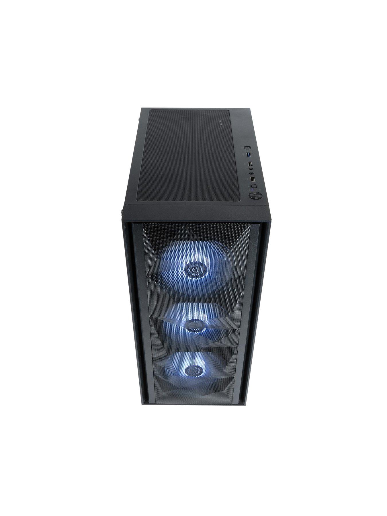Image 3 of 5 of CyberPower PC Gaming Desktop Bundle -&nbsp;AMD Ryzen 5 8500G, 16GB RAM, 1TB SSD, 23.8-inch FHD Monitor, Gaming&nbsp;Headset, CyberPowerPC Keyboard, Mouse and Mat