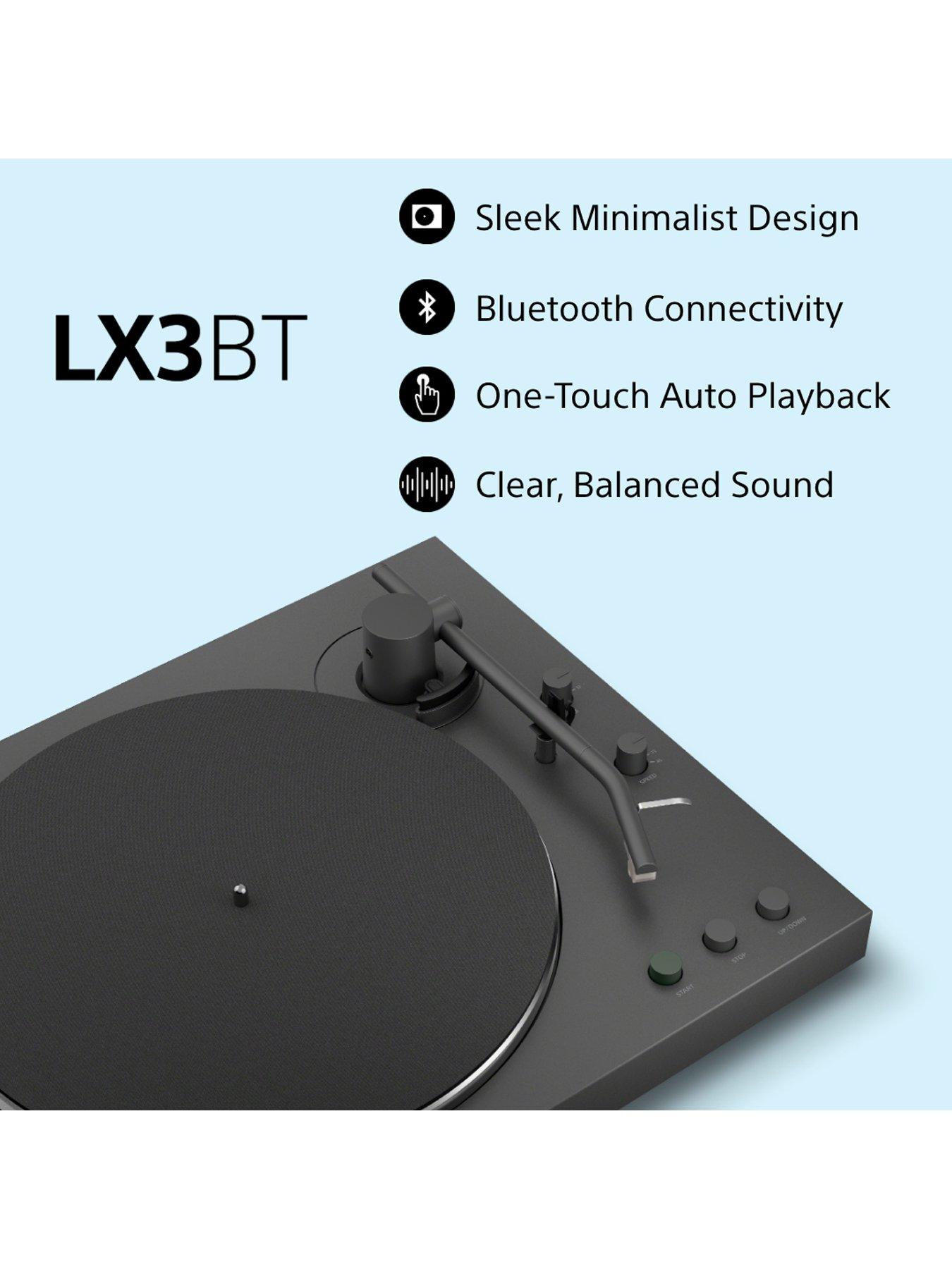 Image 2 of 8 of Sony PS-LX3BT Automatic Bluetooth Turntable &ndash; Black