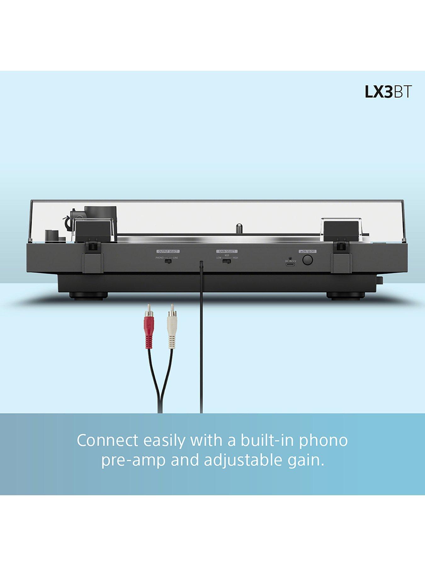 Image 6 of 8 of Sony PS-LX3BT Automatic Bluetooth Turntable &ndash; Black
