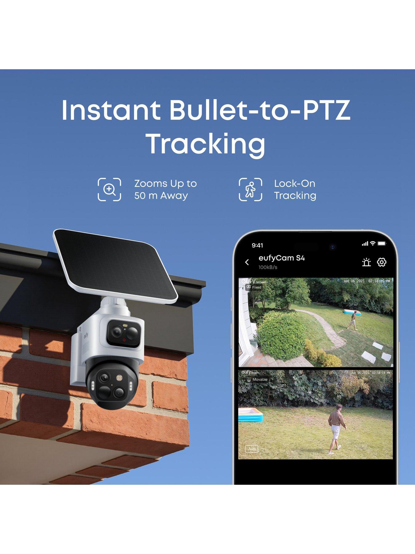 Image 5 of 8 of Eufy eufyCam S4 4K Bullet-PTZ Security Camera CCTV with Solar Panel