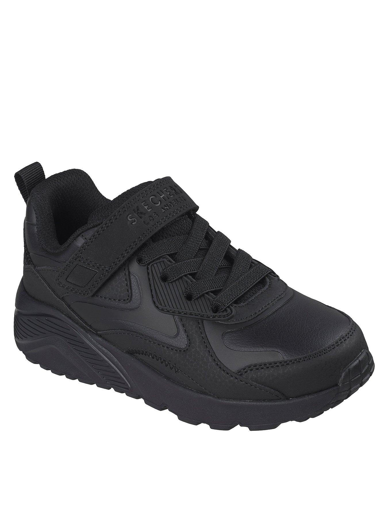 Skechers Kids' Hook and Loop School Trainers - Black