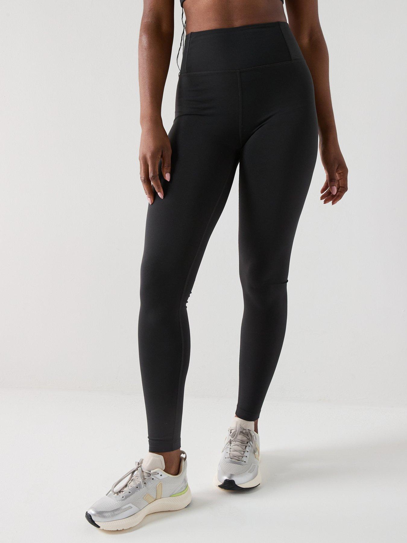 Girlfriend Collective Womens Training Seamless High Rise Tights - Black