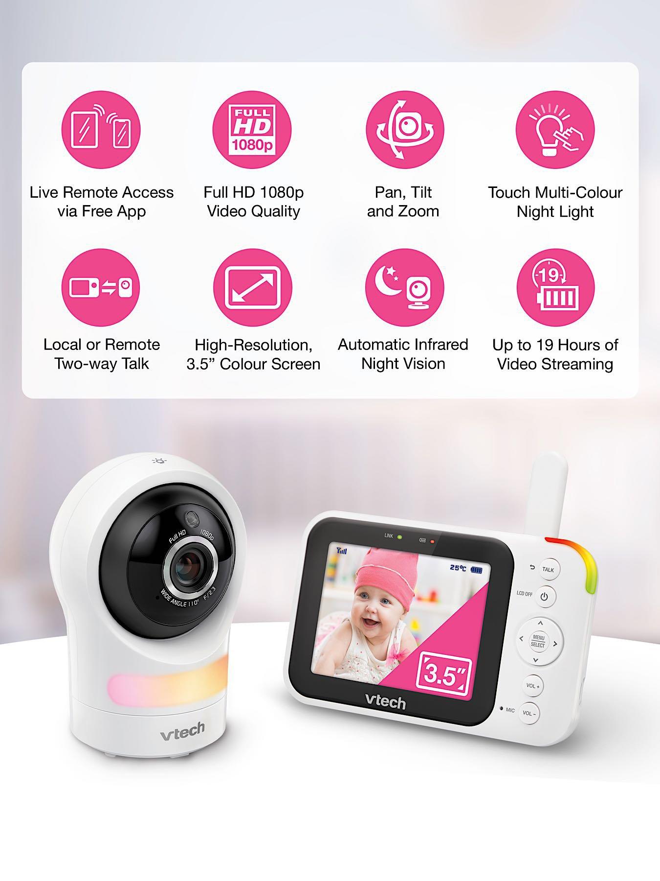 Image 3 of 8 of VTech 3.5" Smart Pan & Tilt Monitor