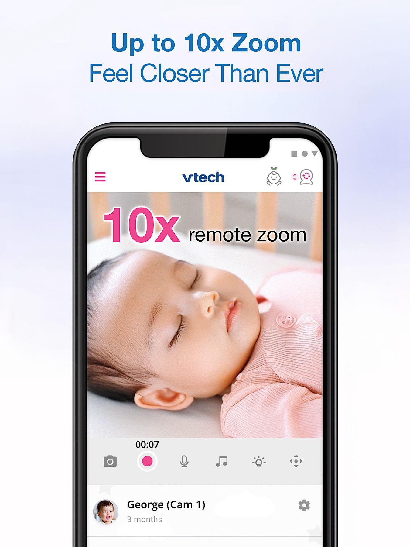 Image 7 of 8 of VTech 3.5" Smart Pan & Tilt Monitor