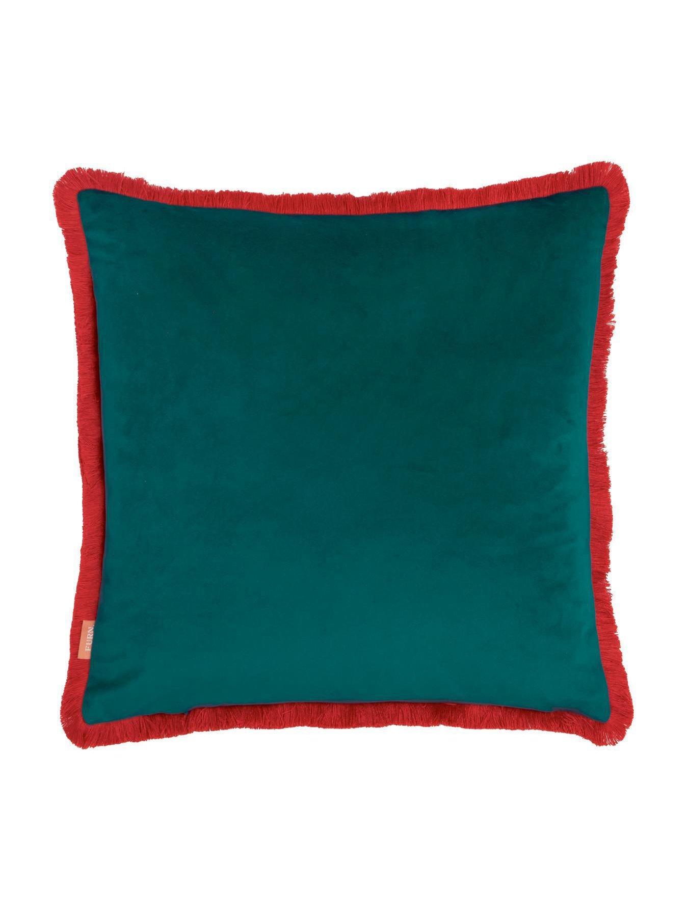 Image 3 of 5 of Furn Les Animaux Tigress 45X45 Polyester Cushion - Emerald