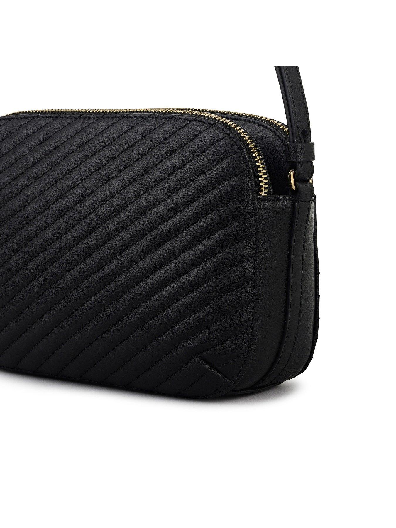 Image 5 of 5 of Radley Dukes Place Diagonal Quilt Medium Ziptop Cross Body Bag - Black