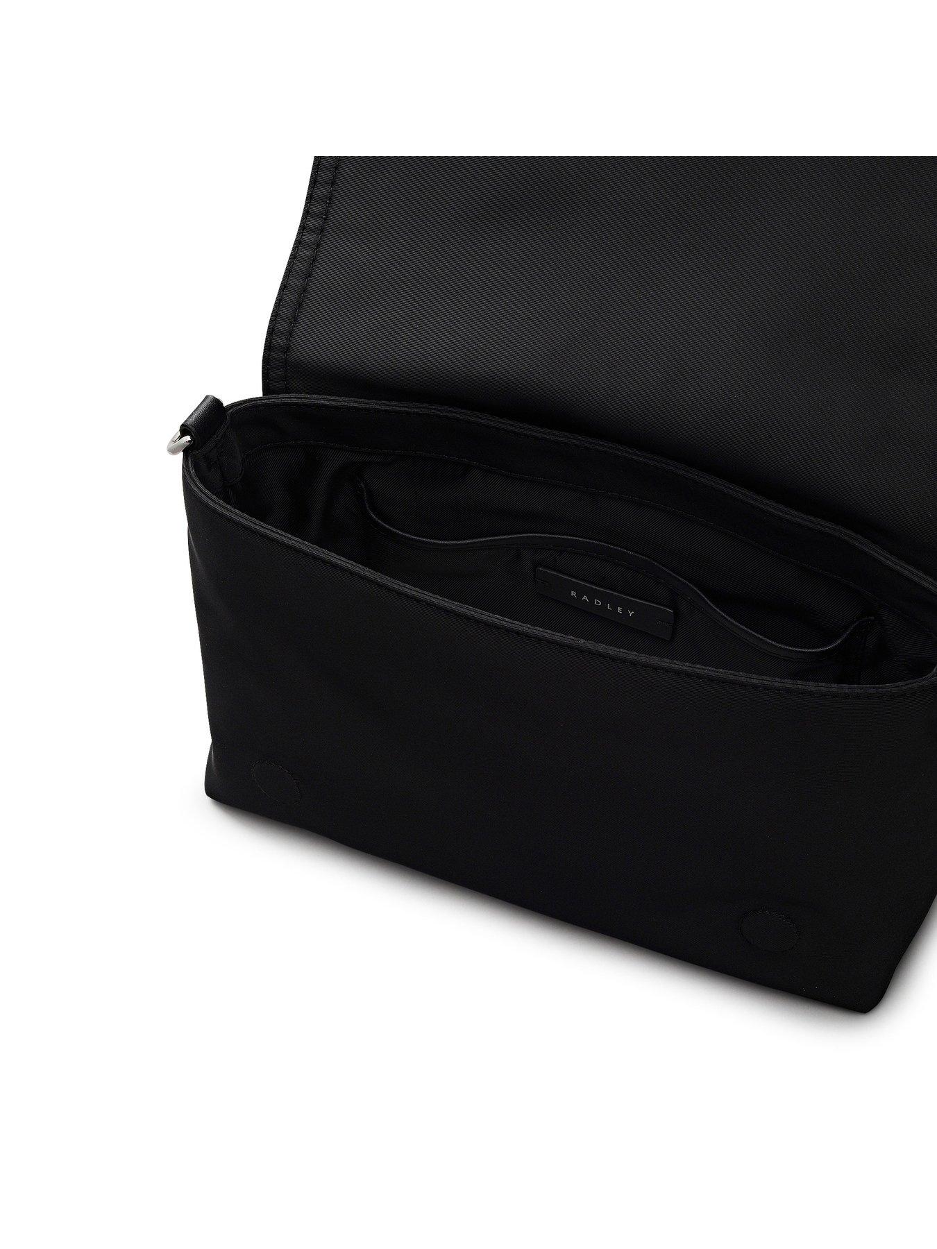 Image 4 of 5 of Radley Halley Row Medium Flapover Cross Body Bag - Black