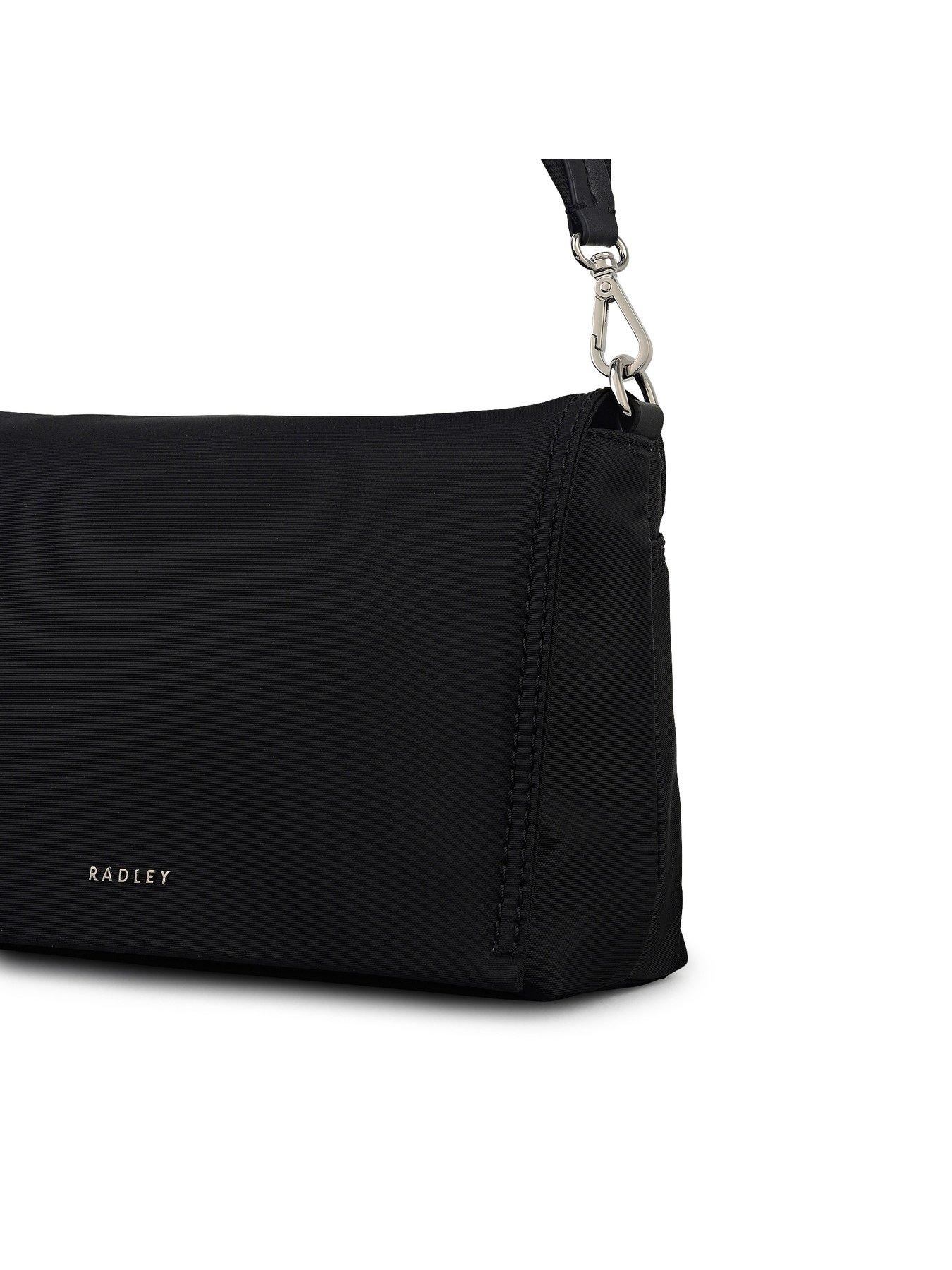 Image 5 of 5 of Radley Halley Row Medium Flapover Cross Body Bag - Black