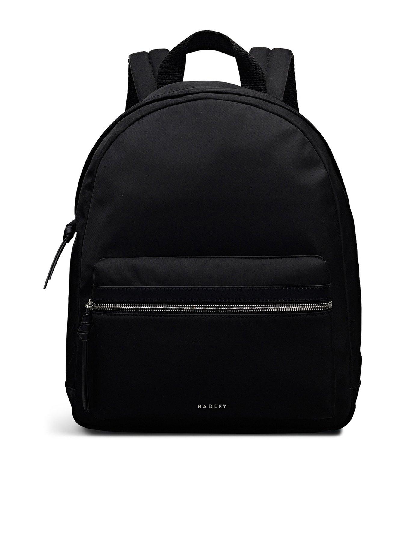 Image 1 of 5 of Radley Halley Row Medium Ziptop Backpack - Black