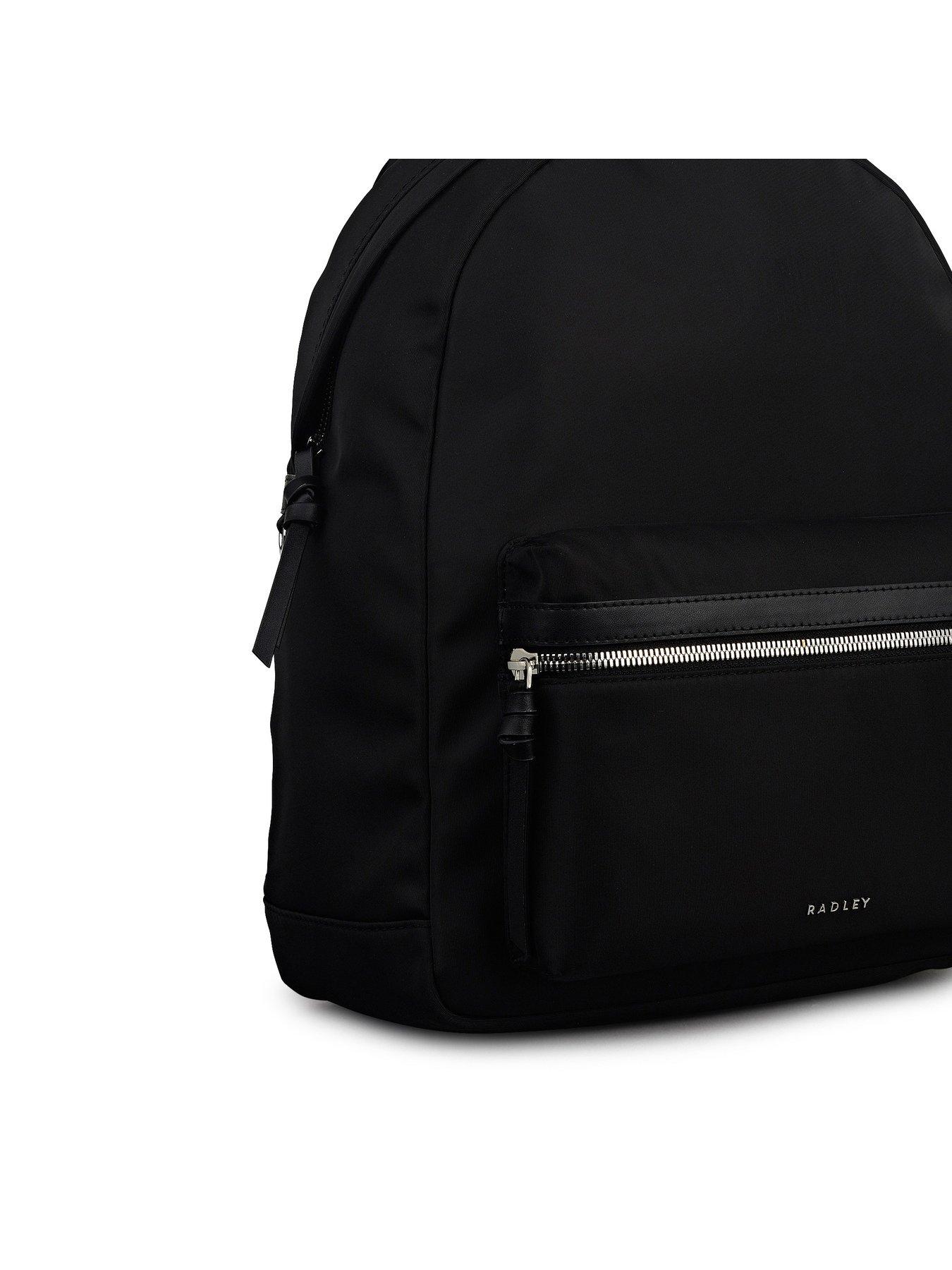 Image 5 of 5 of Radley Halley Row Medium Ziptop Backpack - Black