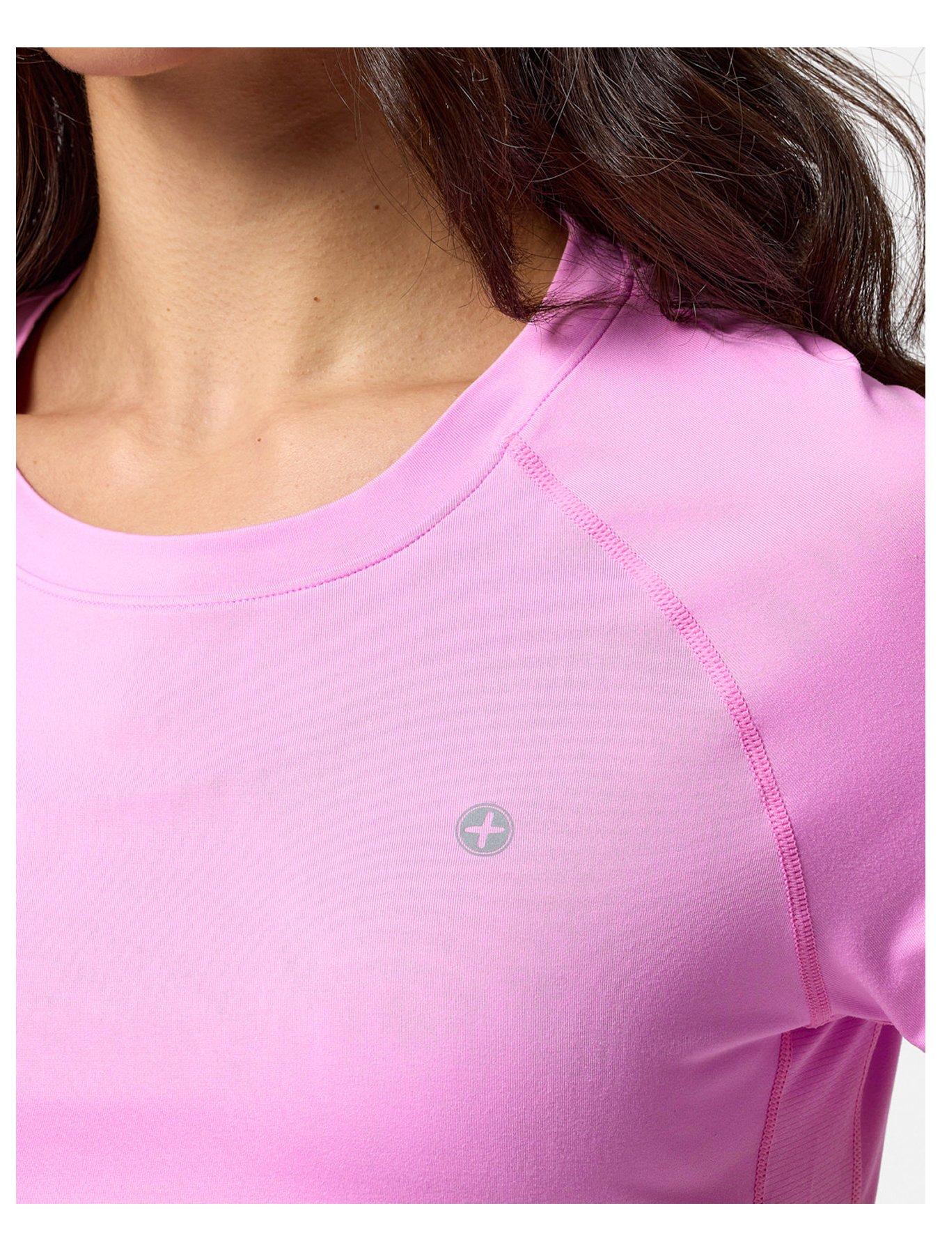 Gym + Coffee Womens Training Relentless Tee - Pink | Very