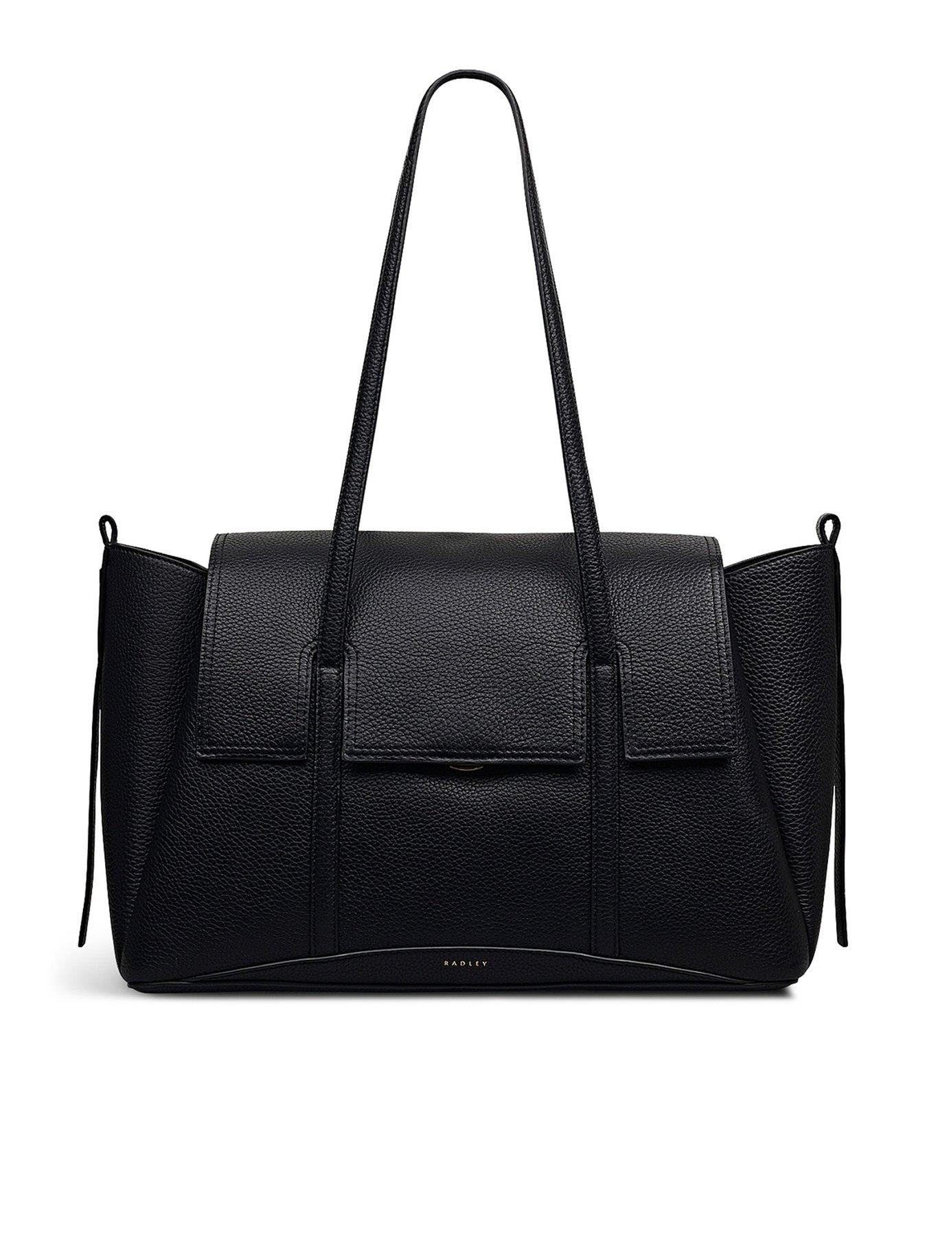 Radley The Chancery Large Flapover Shoulder Black