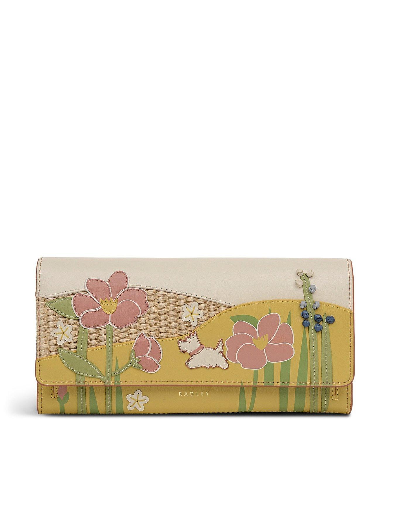 Radley Spring Blooms Large Flapover Purse Salt - Beige