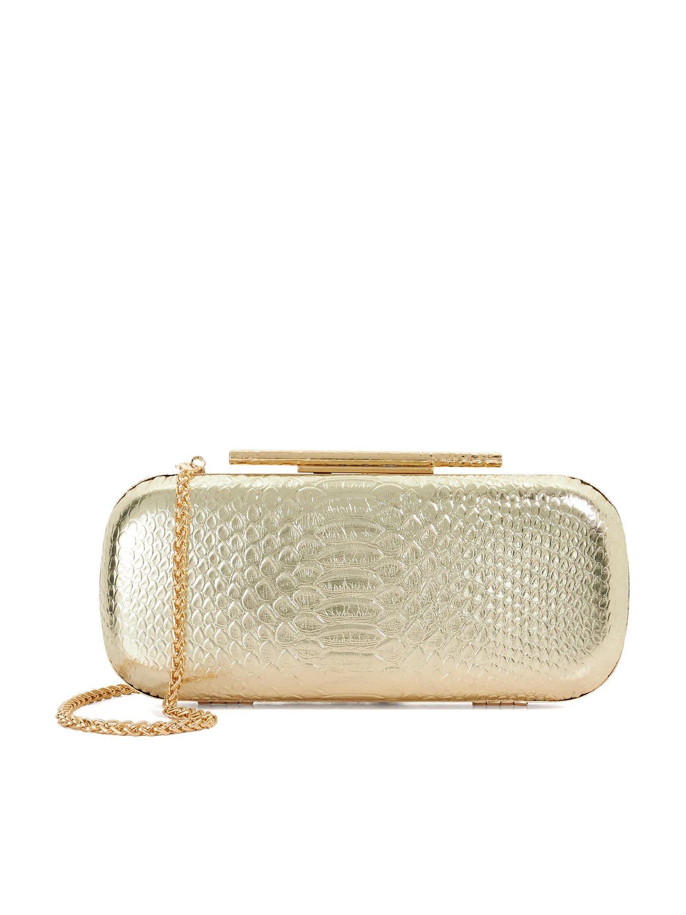 Dune London Body Bag Matches, Gold, Women